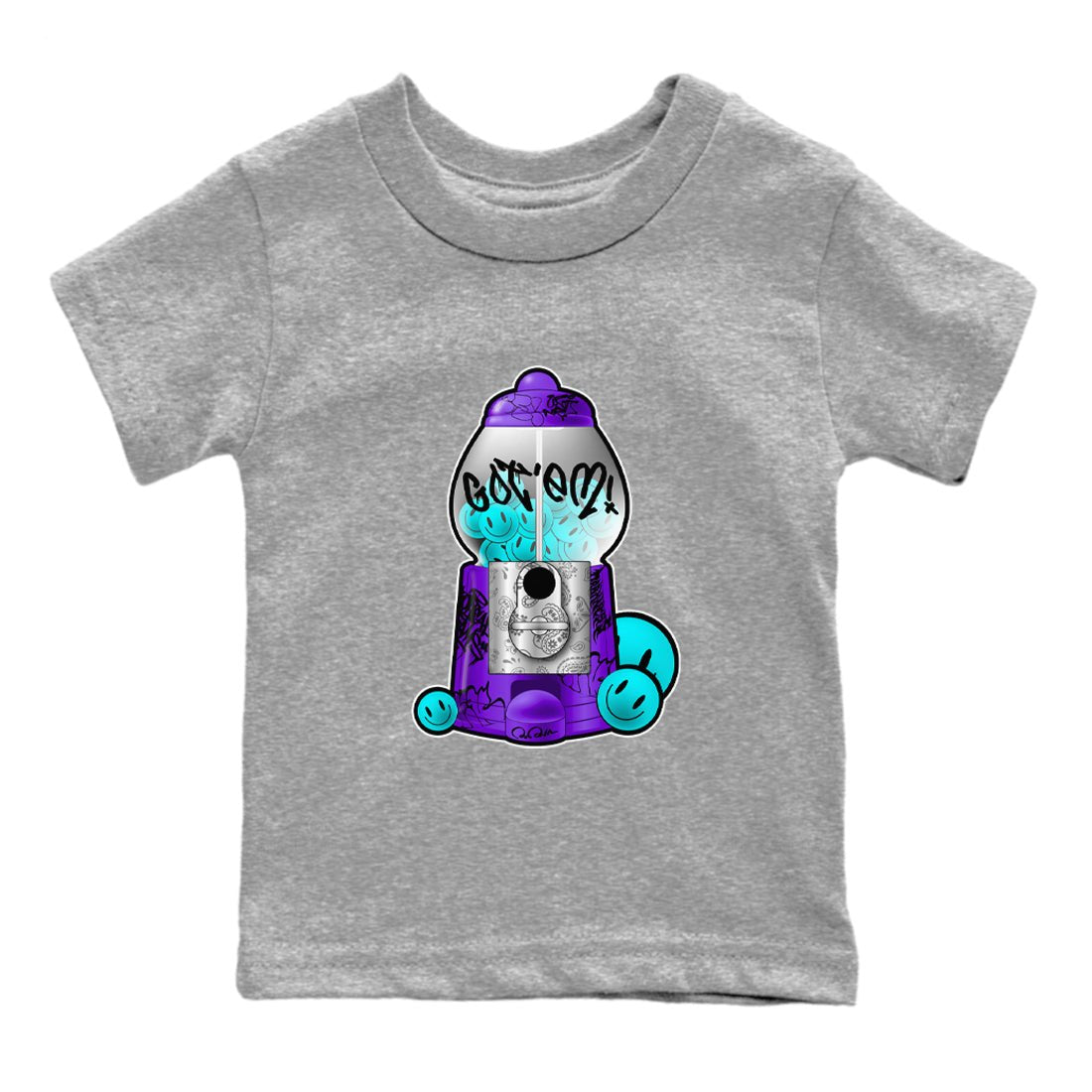 Gumball Machine snkmatch Tee Kids - Air Jordan 6 Aqua