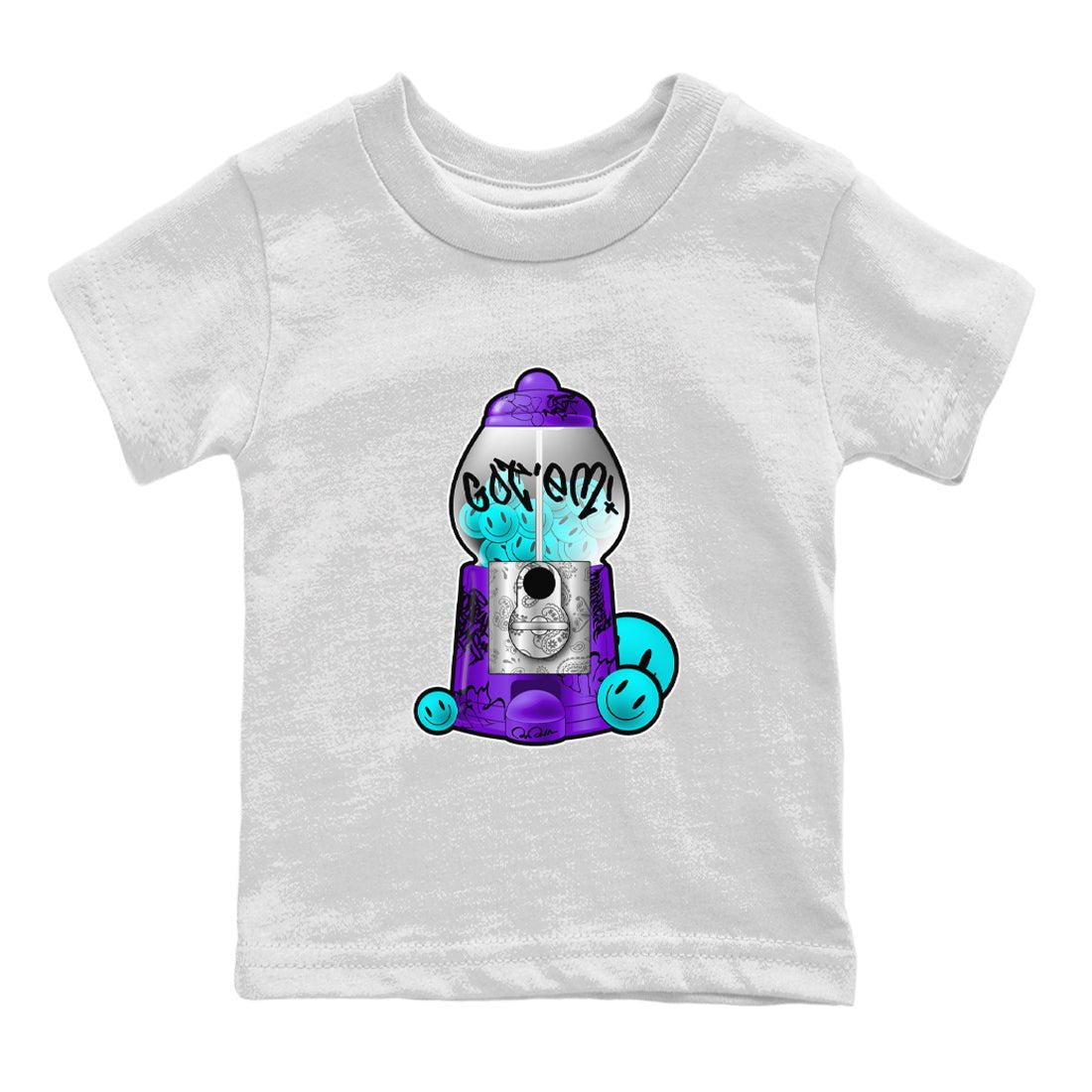 Gumball Machine snkmatch Tee Kids - Air Jordan 6 Aqua