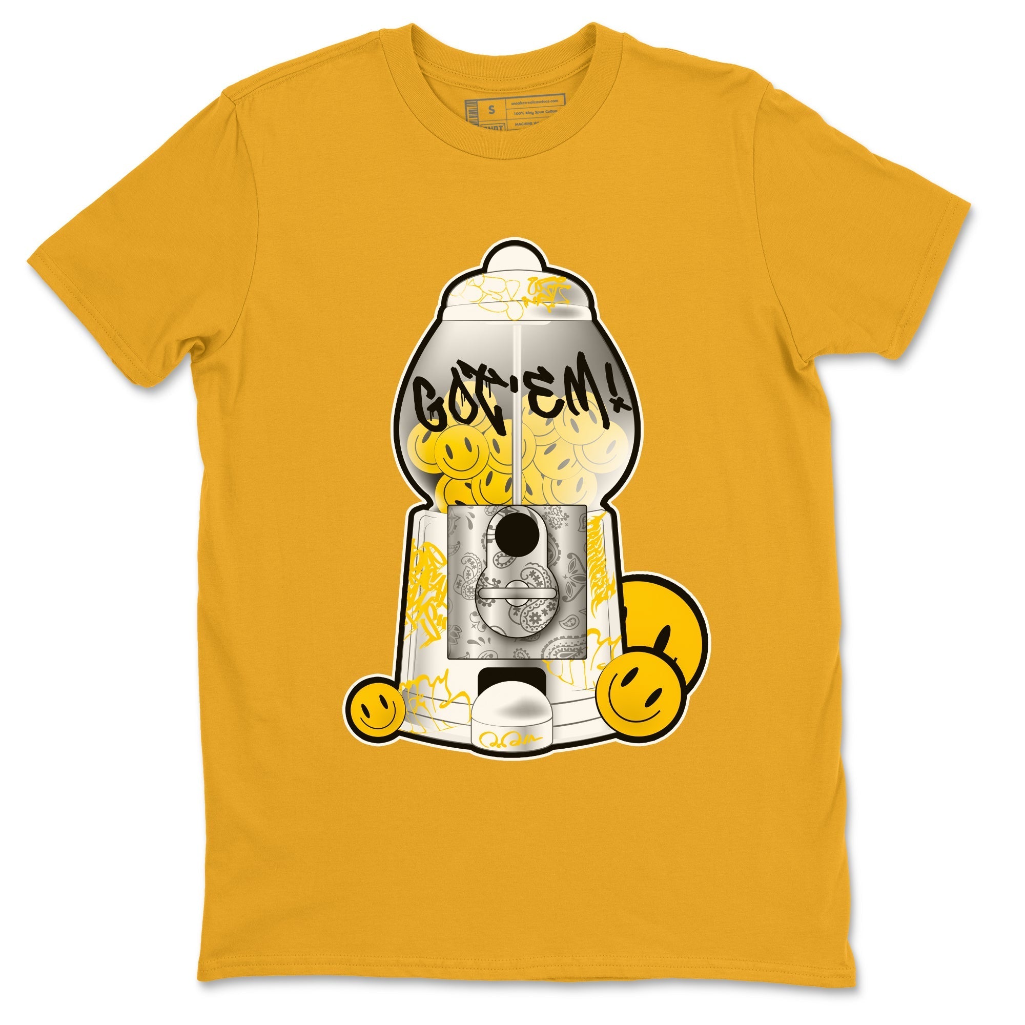 Gumball Machine snkmatch Tee - Air Jordan 6 Yellow Ochre