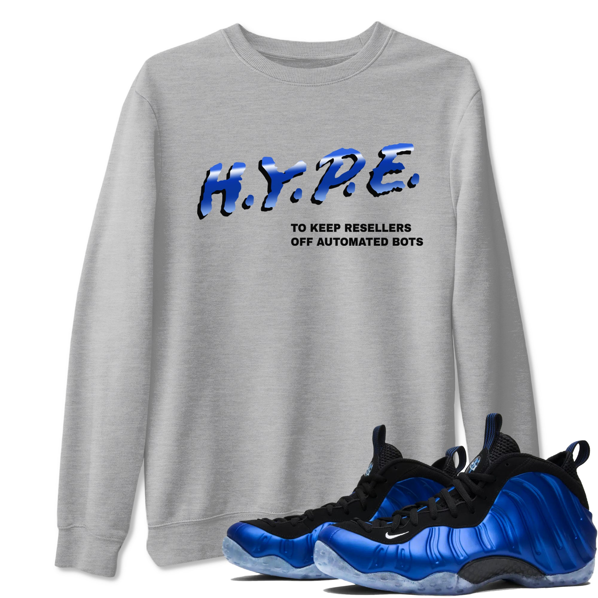 H.Y.P.E snkmatch Tees - Air Foamposite One Royal