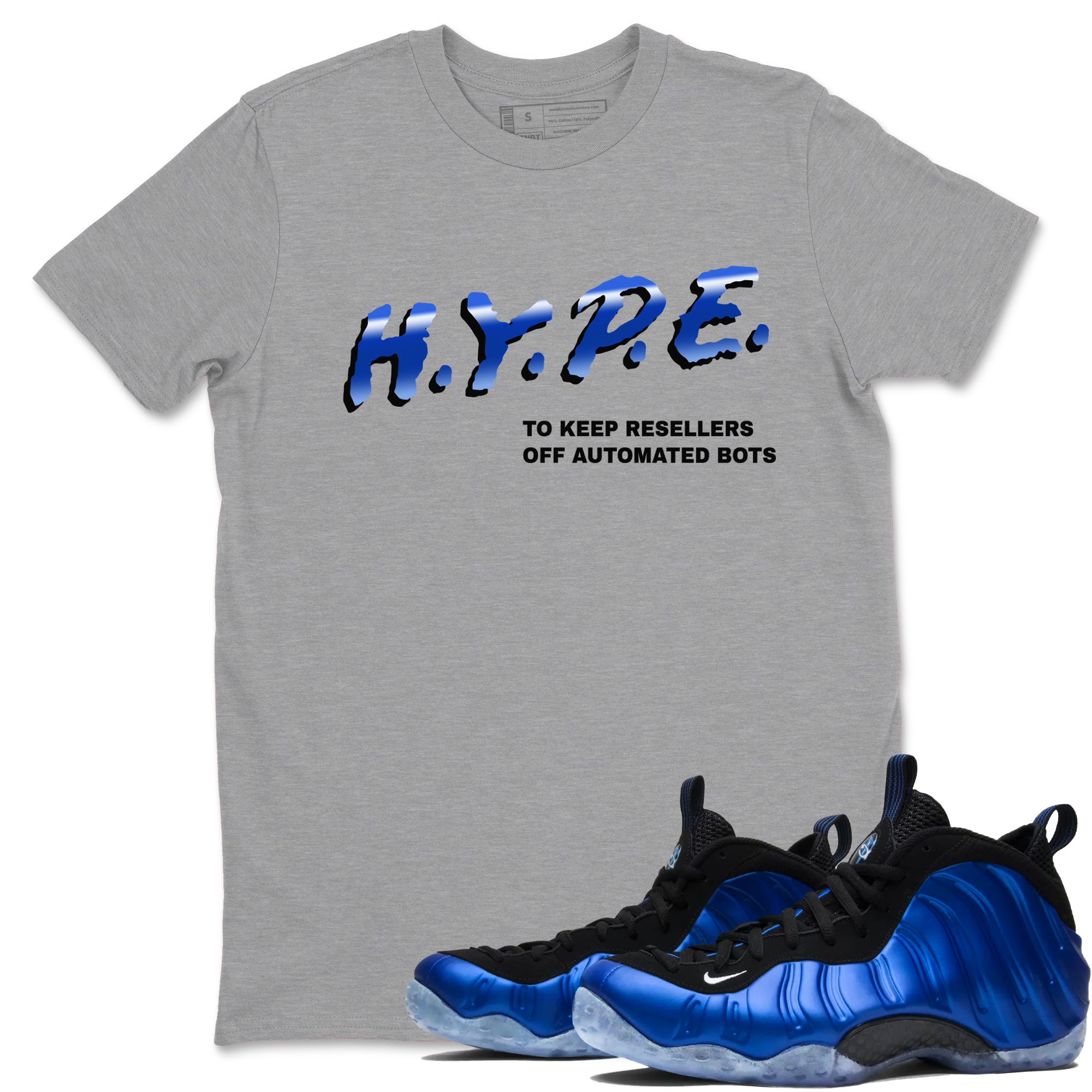 H.Y.P.E snkmatch Tees - Air Foamposite One Royal