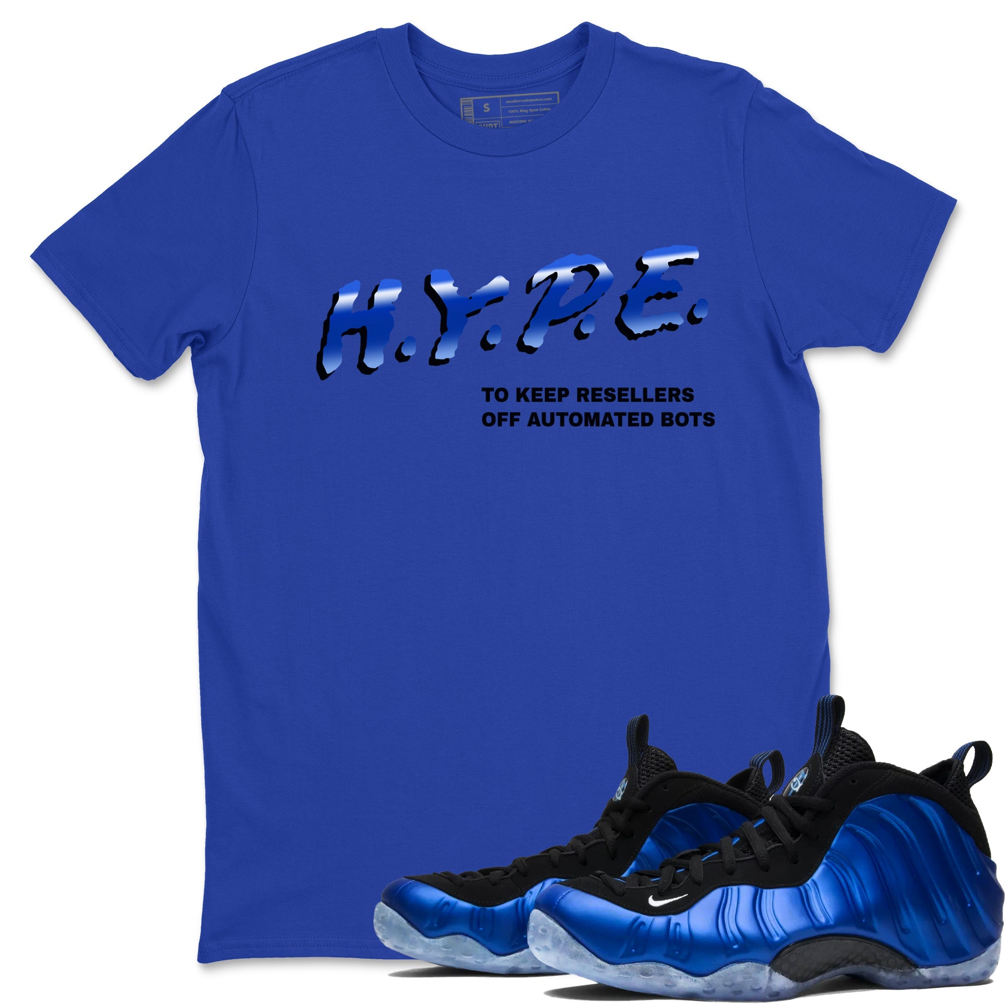 H.Y.P.E snkmatch Tees - Air Foamposite One Royal