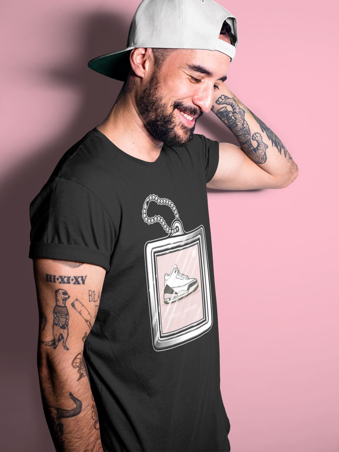 Hang Tag Unisex Tops - Air Jordan 3 Atmosphere