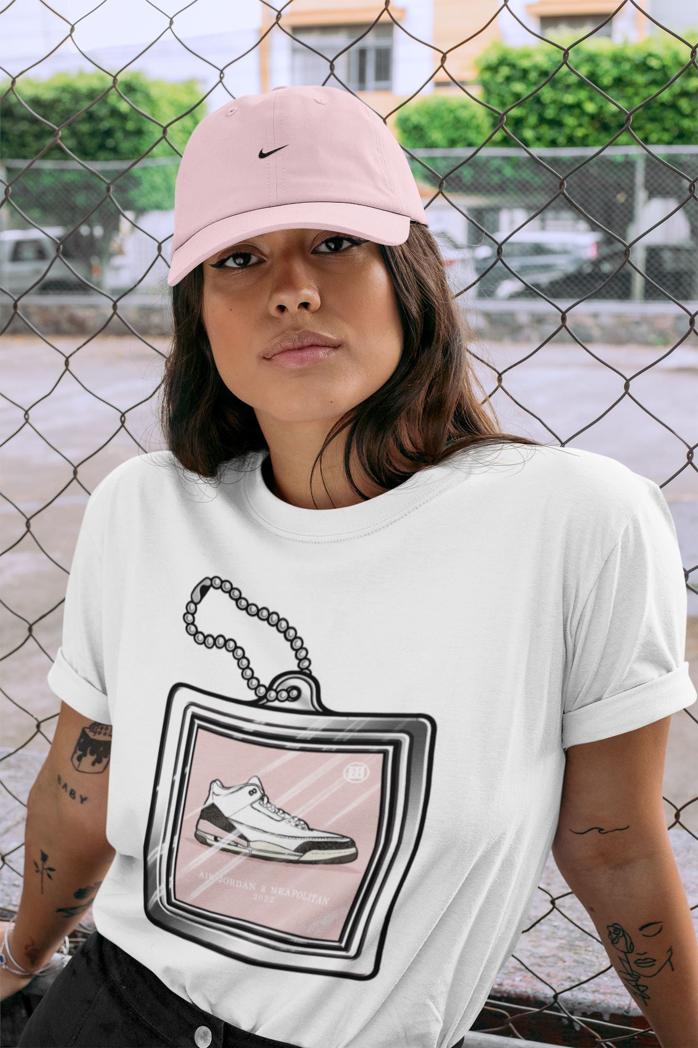 Hang Tag Unisex Tops - Air Jordan 3 Atmosphere