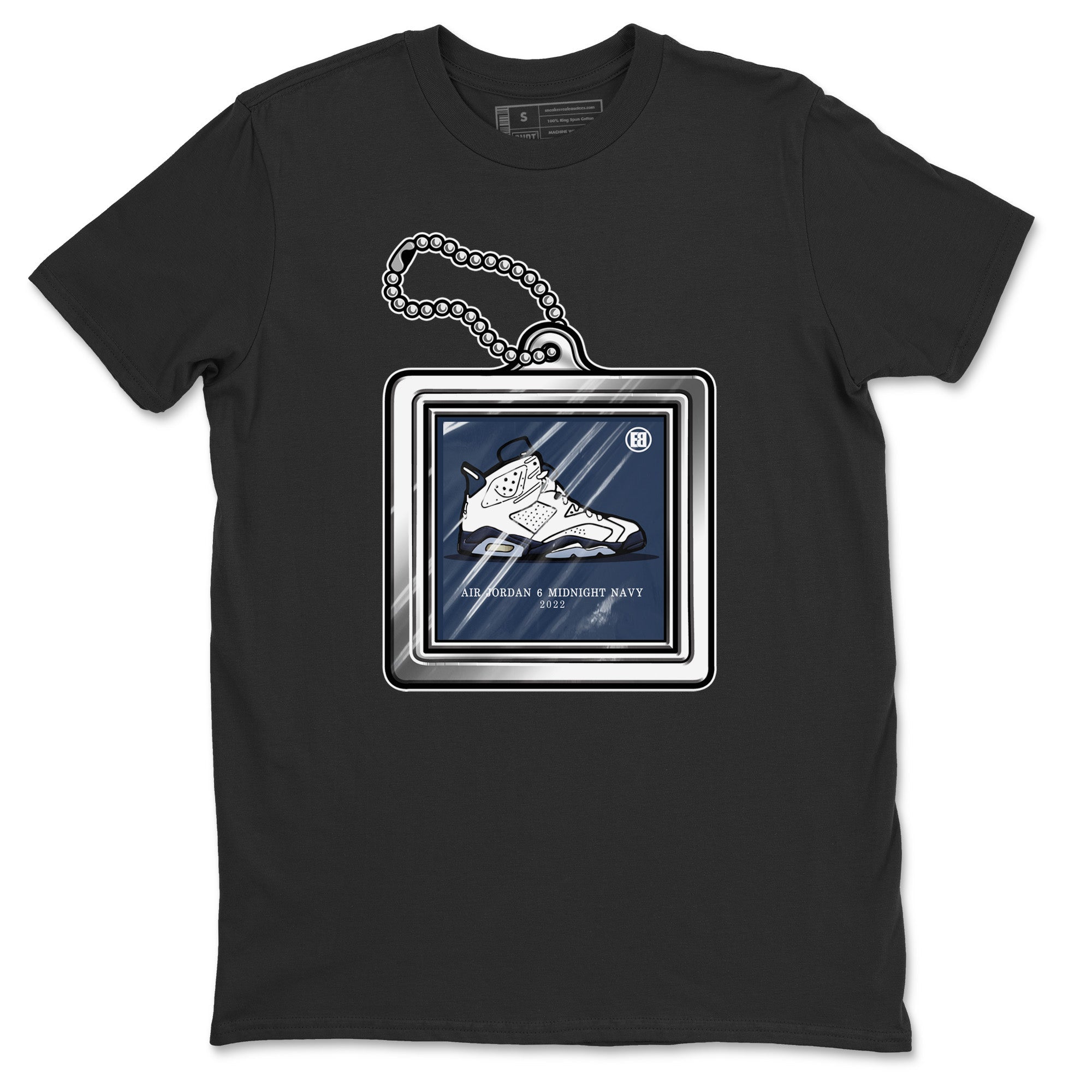 Hang Tag Unisex Tops - Air Jordan 6 Midnight Navy