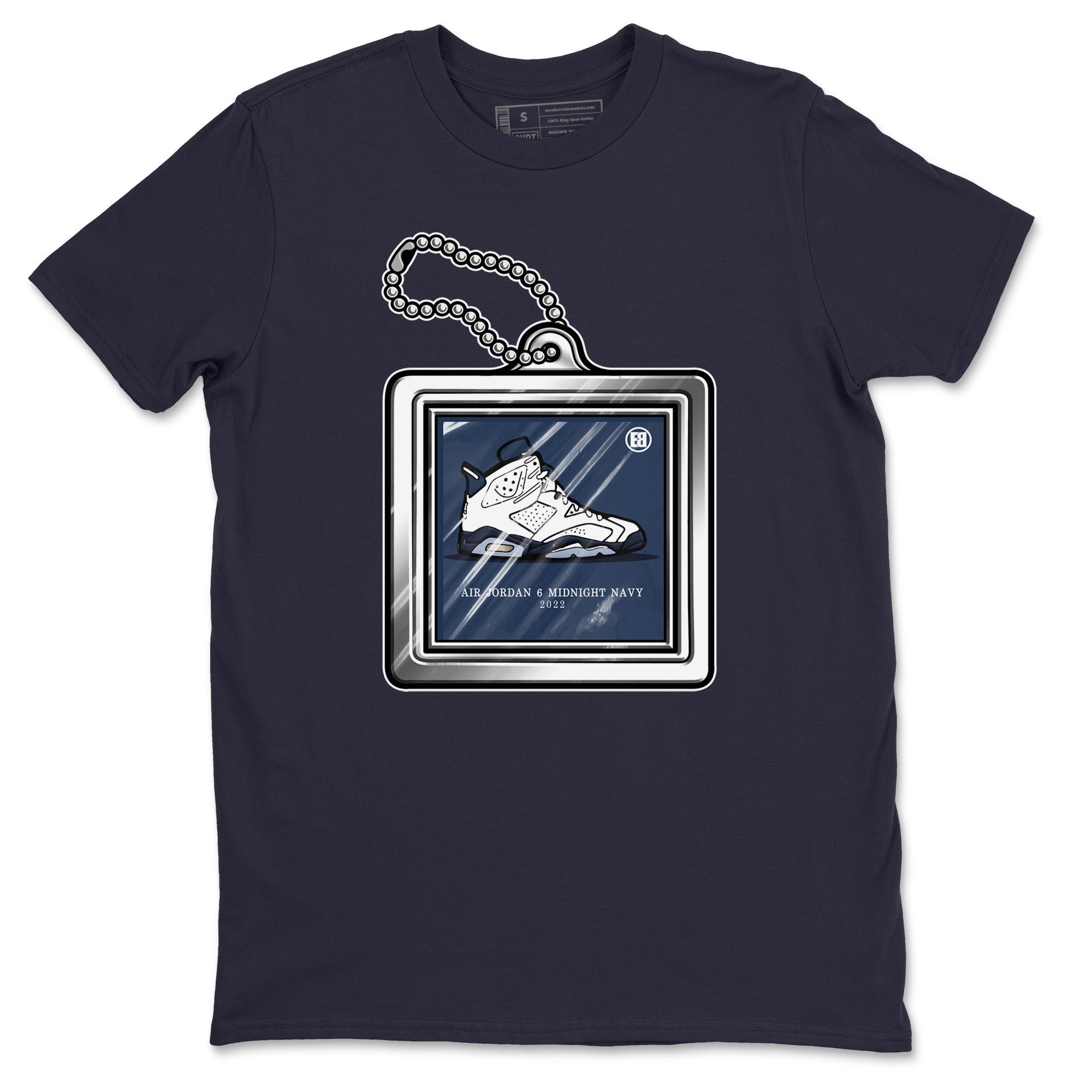 Hang Tag Unisex Tops - Air Jordan 6 Midnight Navy