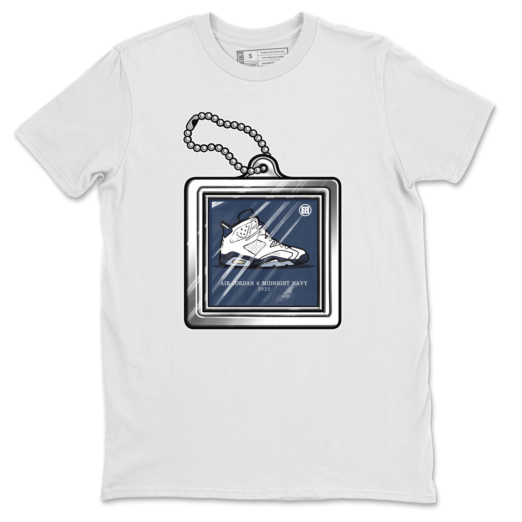 Hang Tag Unisex Tops - Air Jordan 6 Midnight Navy