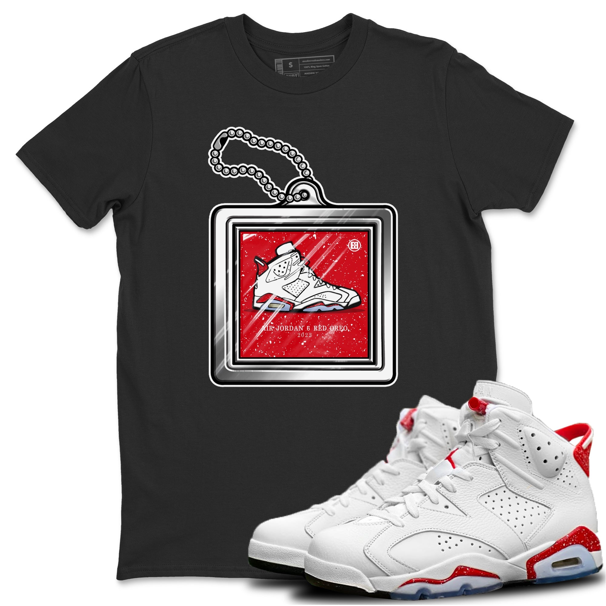 Hang Tag Unisex Tops - Air Jordan 6 Red Velvet Cookies