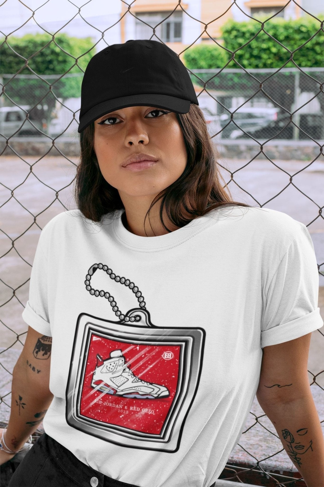 Hang Tag Unisex Tops - Air Jordan 6 Red Velvet Cookies