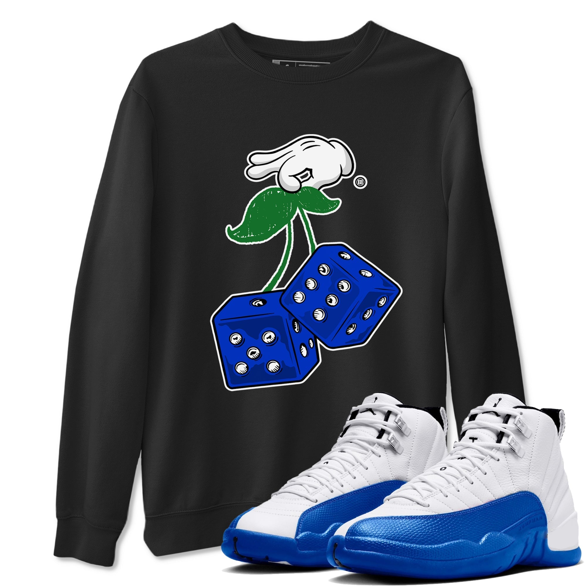 Hanging Dice snkmatch Tees - Air Jordan 12 Blueberry