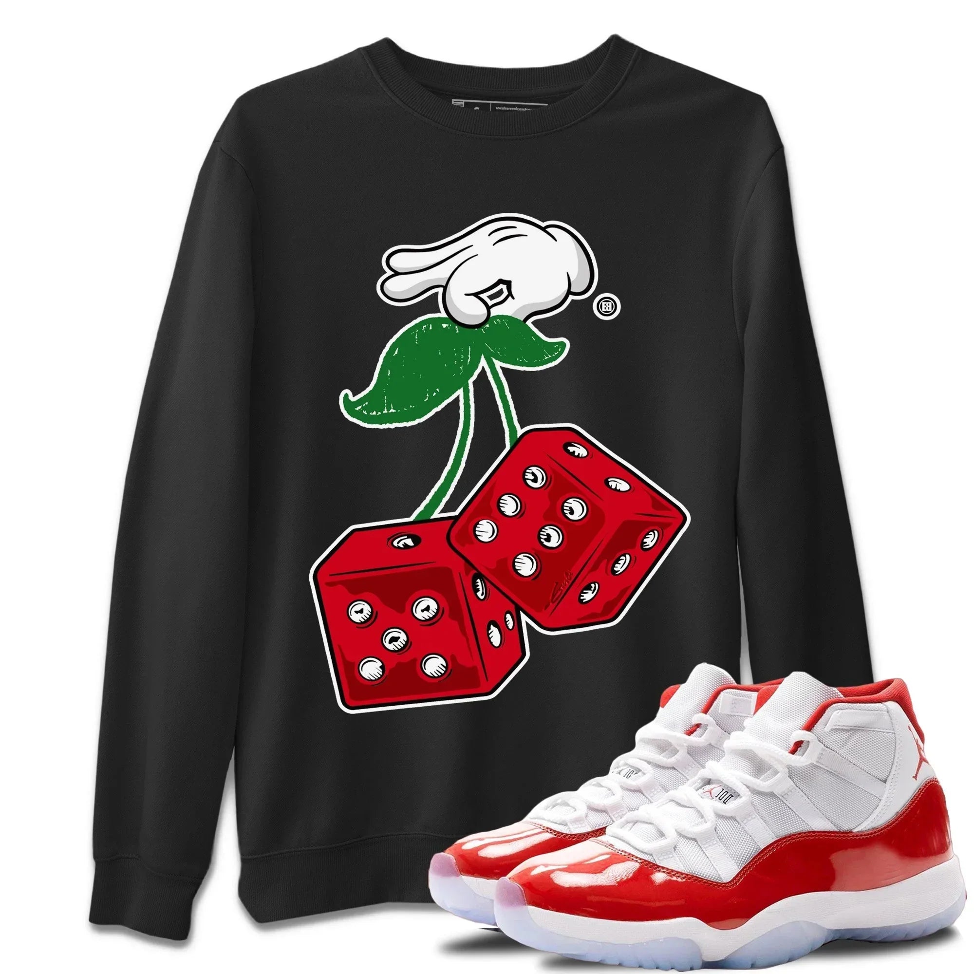 Hanging Dice Unisex Tops - Air Jordan 11 Cherry