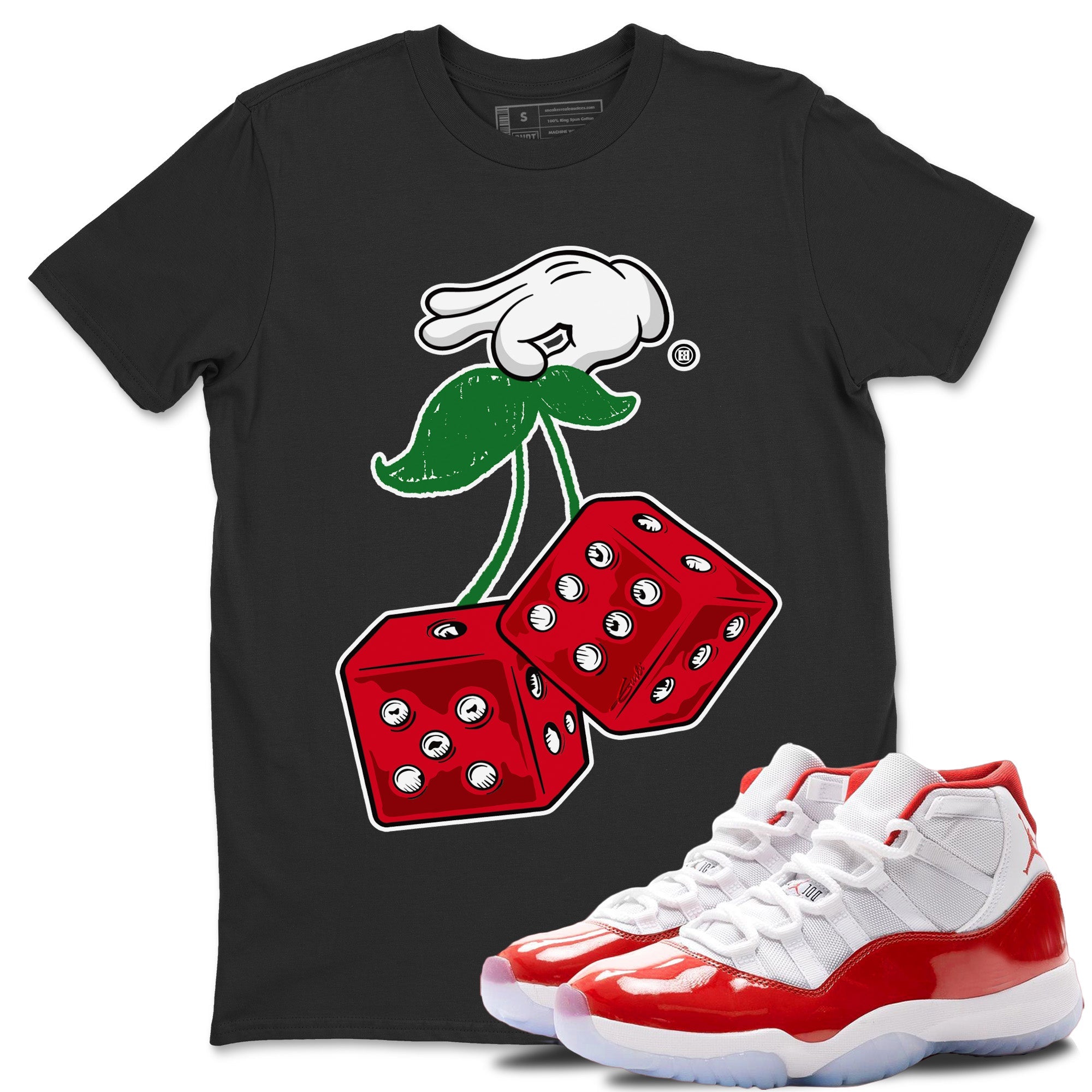 Hanging Dice Unisex Tops - Air Jordan 11 Cherry