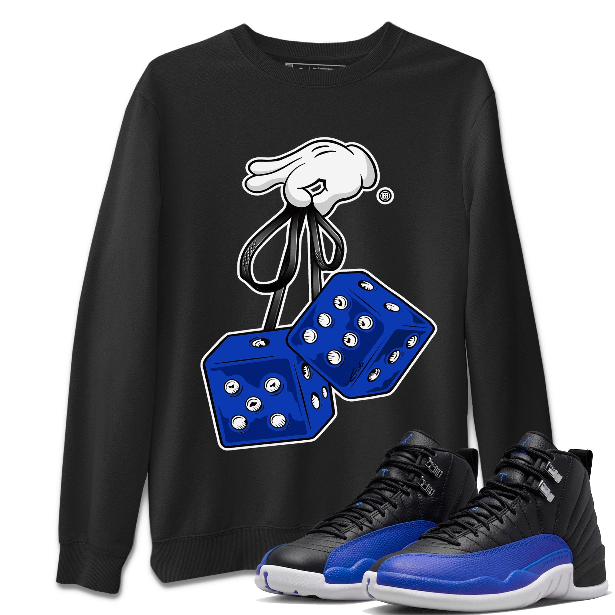 Hanging Dice Unisex Tops - Air Jordan 12 Hyper Royal