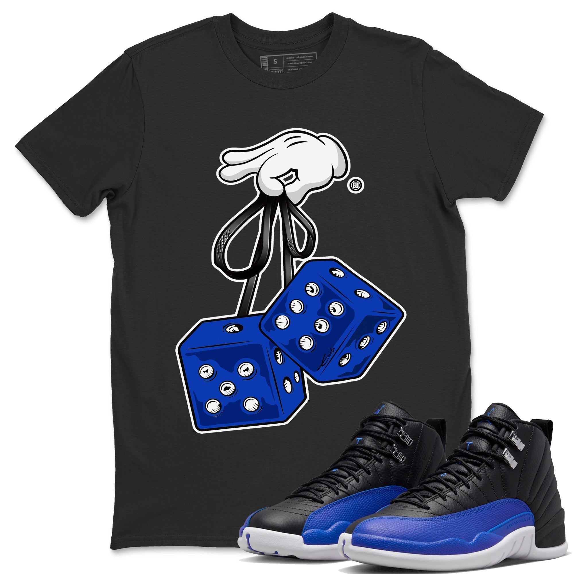 Hanging Dice Unisex Tops - Air Jordan 12 Hyper Royal