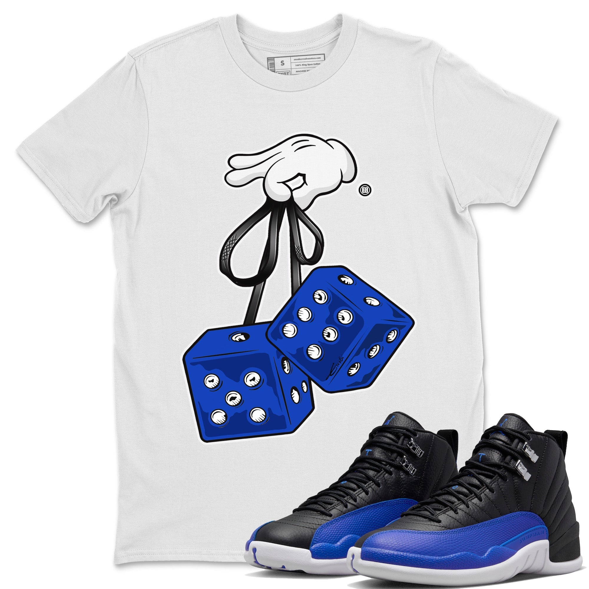 Hanging Dice Unisex Tops - Air Jordan 12 Hyper Royal