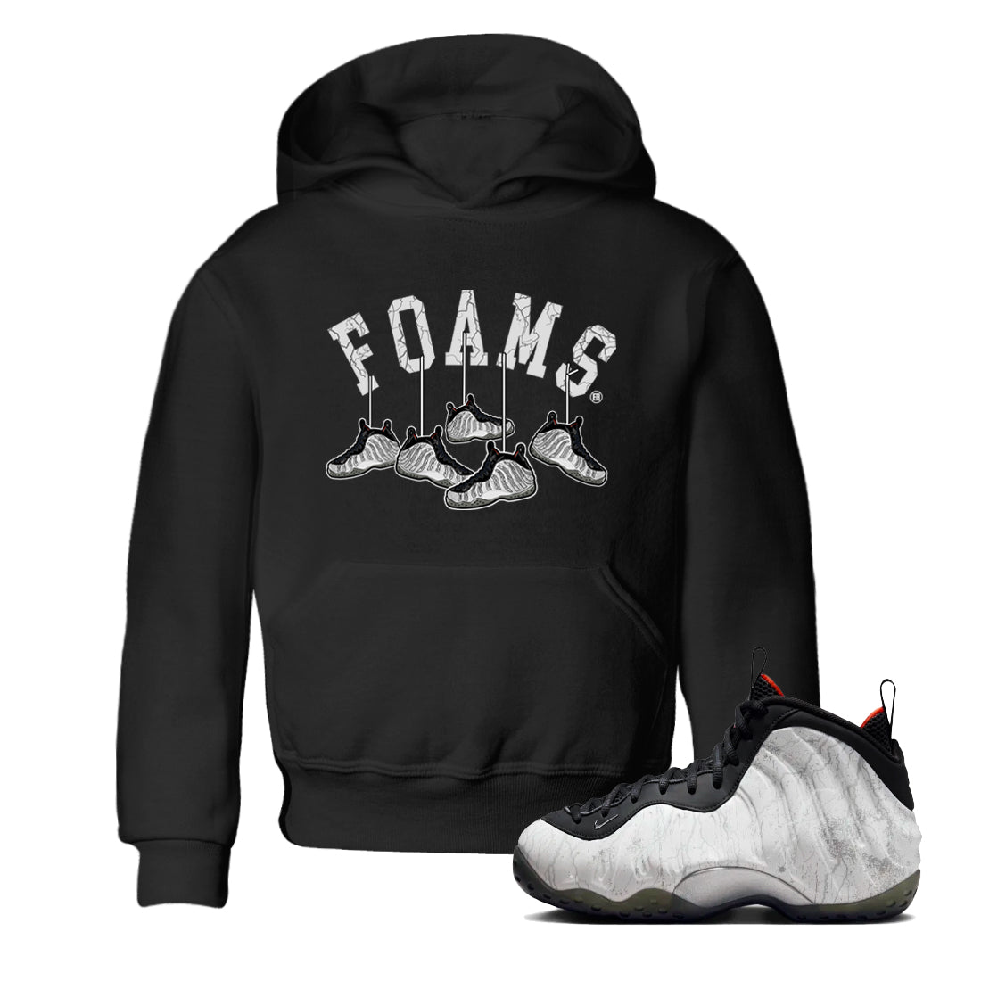 Hanging snkmatchs snkmatch Tees Kids - Air Foamposite One Jin