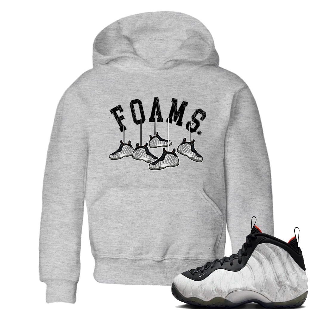 Hanging snkmatchs snkmatch Tees Kids - Air Foamposite One Jin