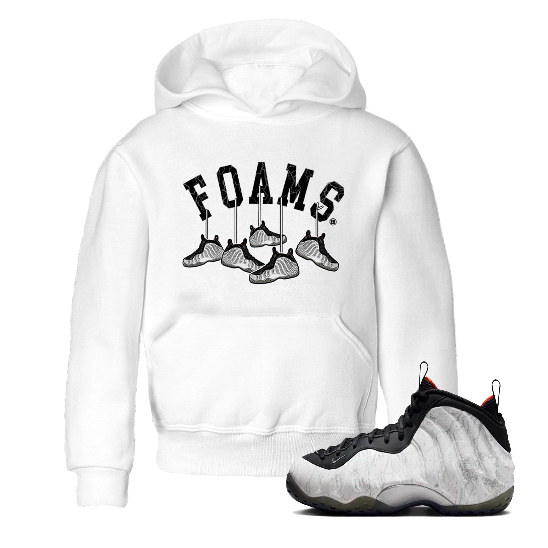Hanging snkmatchs snkmatch Tees Kids - Air Foamposite One Jin