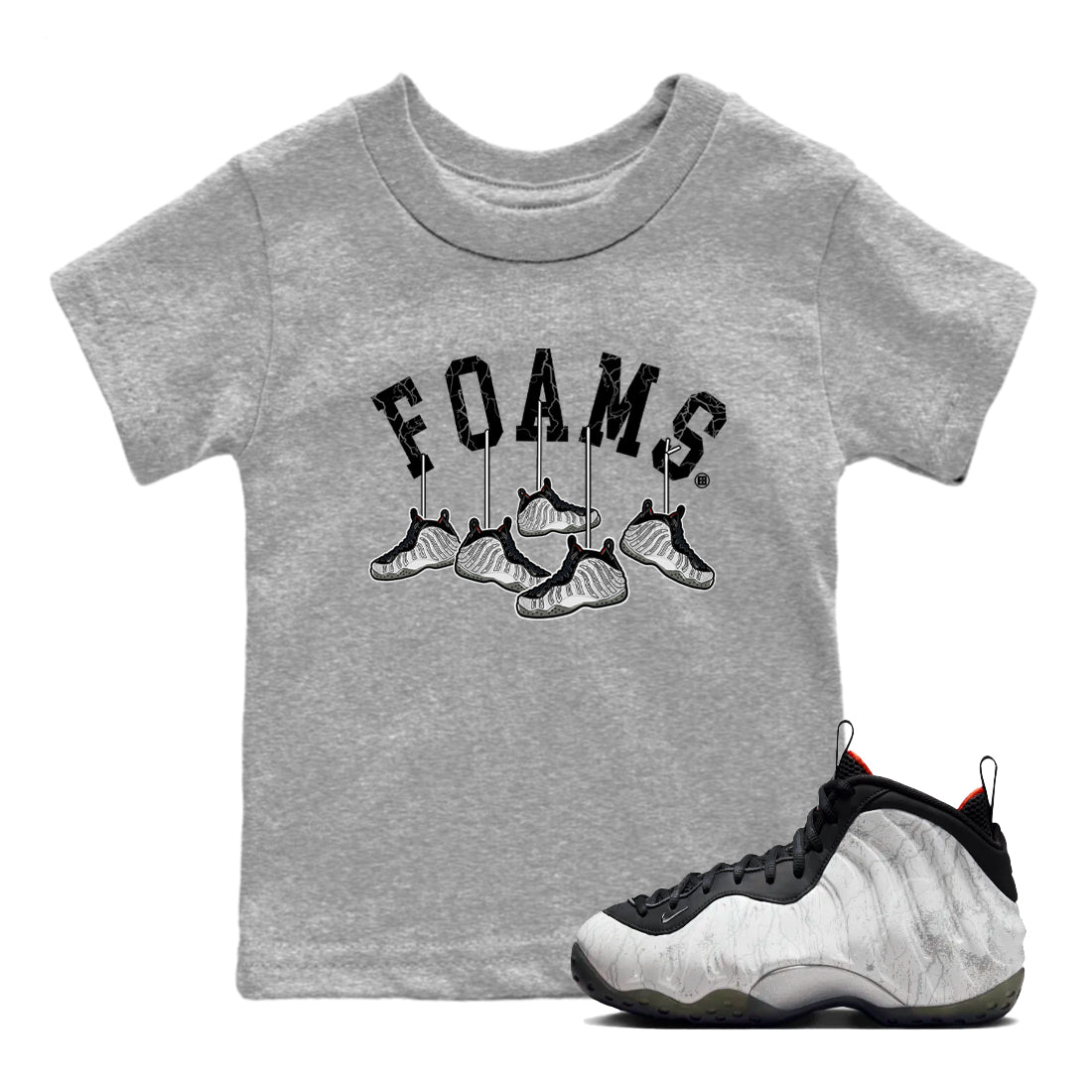 Hanging snkmatchs snkmatch Tees Kids - Air Foamposite One Jin