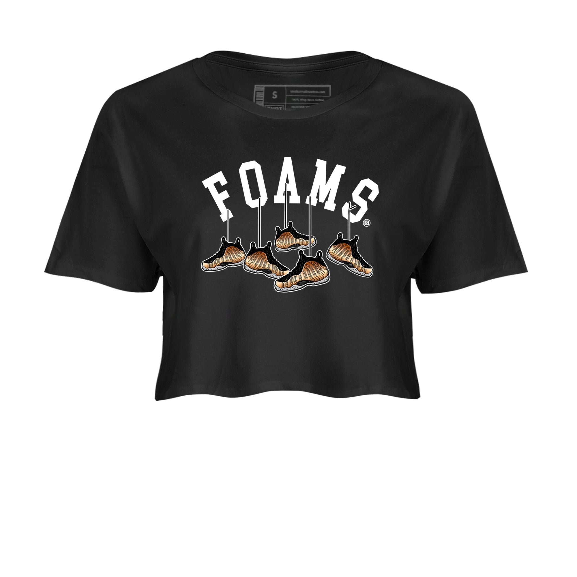 Hanging snkmatchs snkmatch Women's Top - Air Foamposite One Metallic Copper