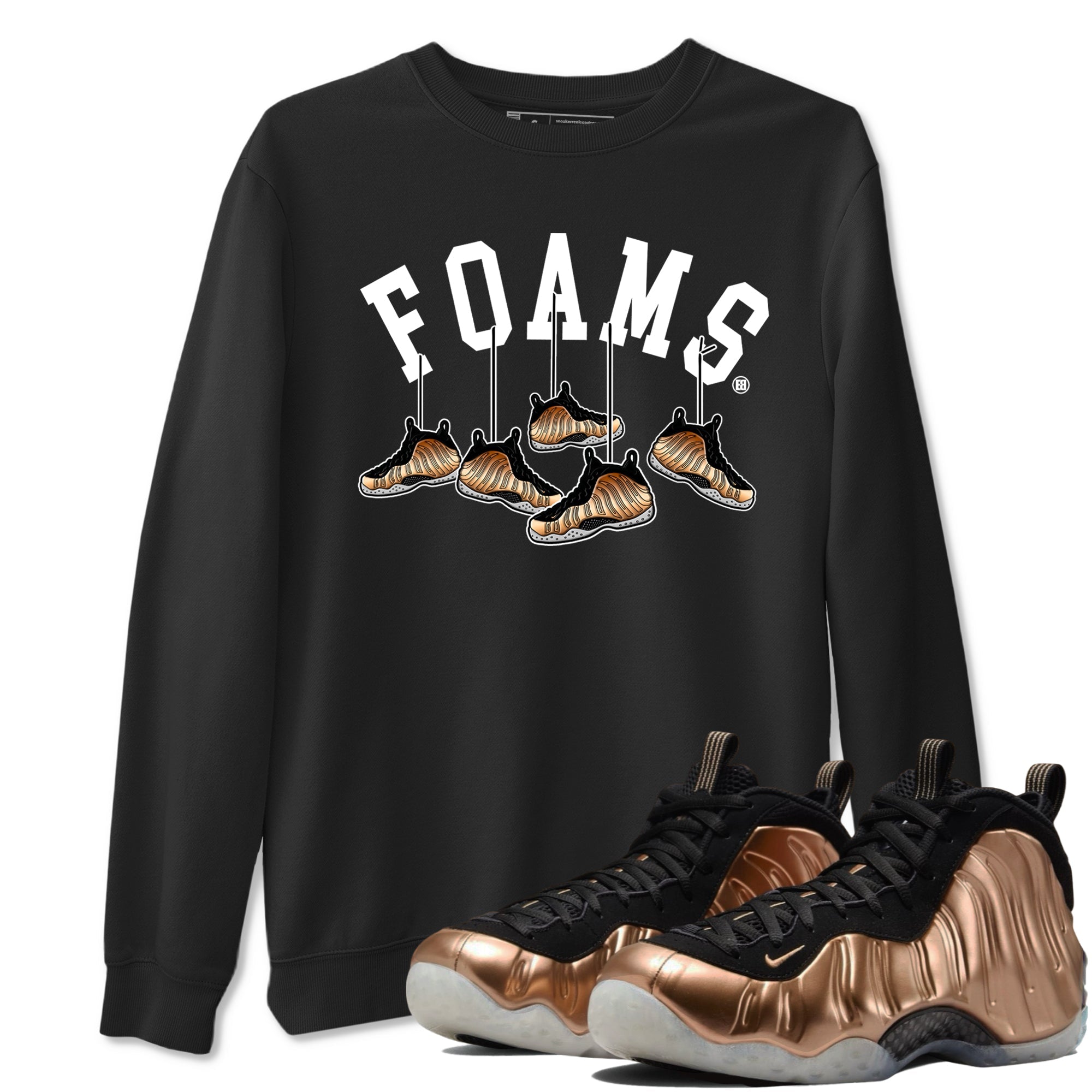 Hanging snkmatchs snkmatch Tees - Air Foamposite One Metallic Copper
