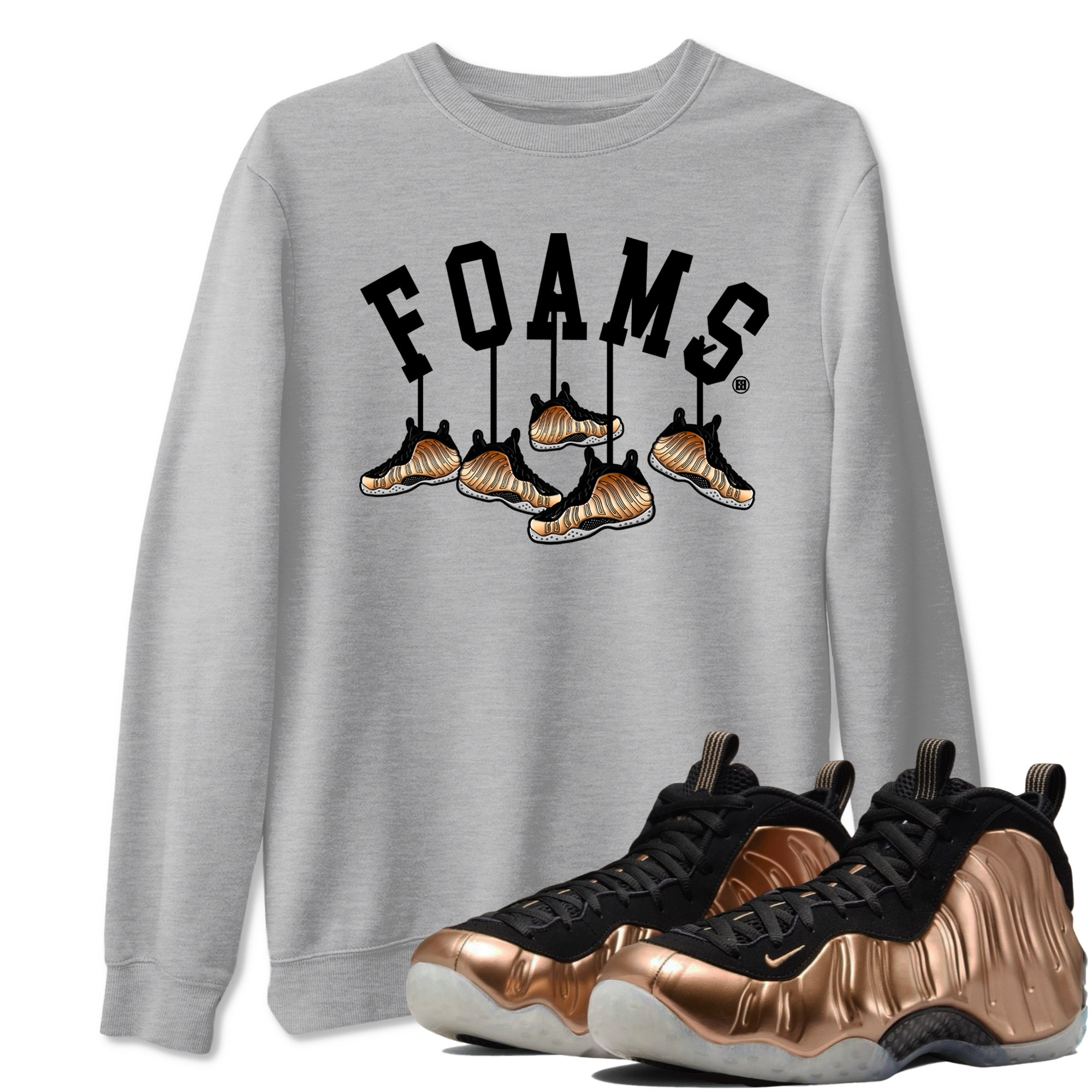 Hanging snkmatchs snkmatch Tees - Air Foamposite One Metallic Copper