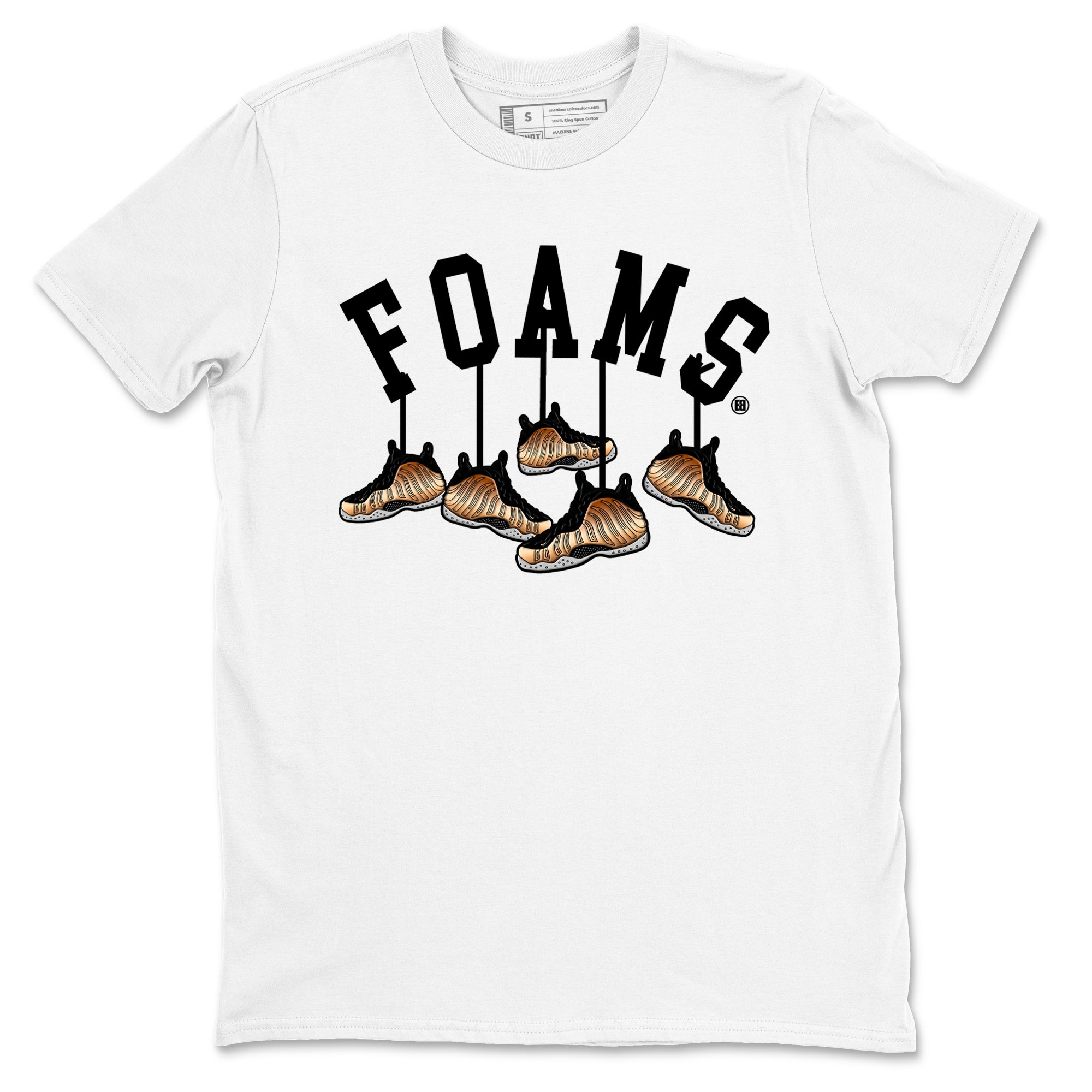Hanging snkmatchs snkmatch Tees - Air Foamposite One Metallic Copper