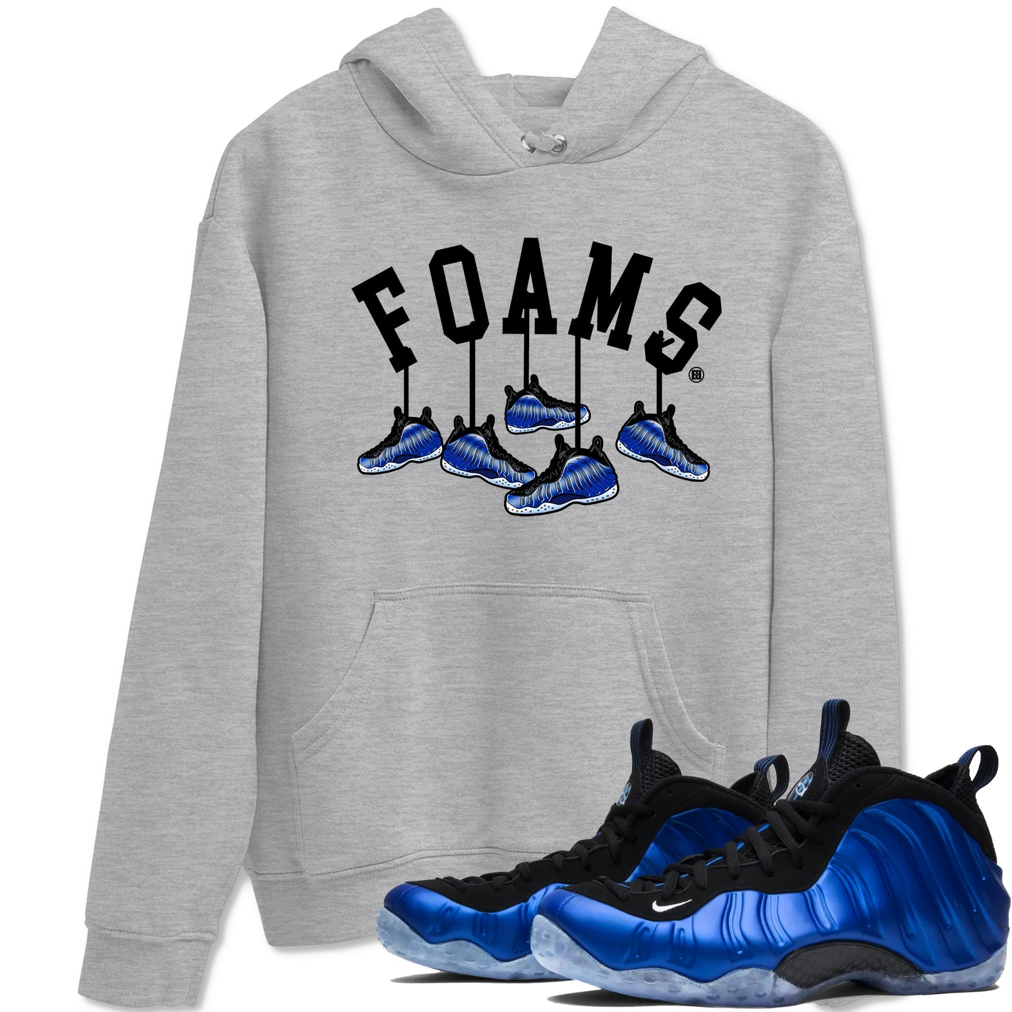 Hanging snkmatchs snkmatch Tees - Air Foamposite One Royal