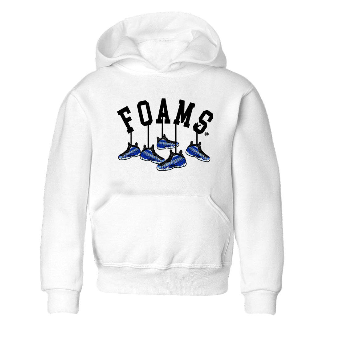 Hanging snkmatchs snkmatch Tees Kids - Air Foamposite One Royal