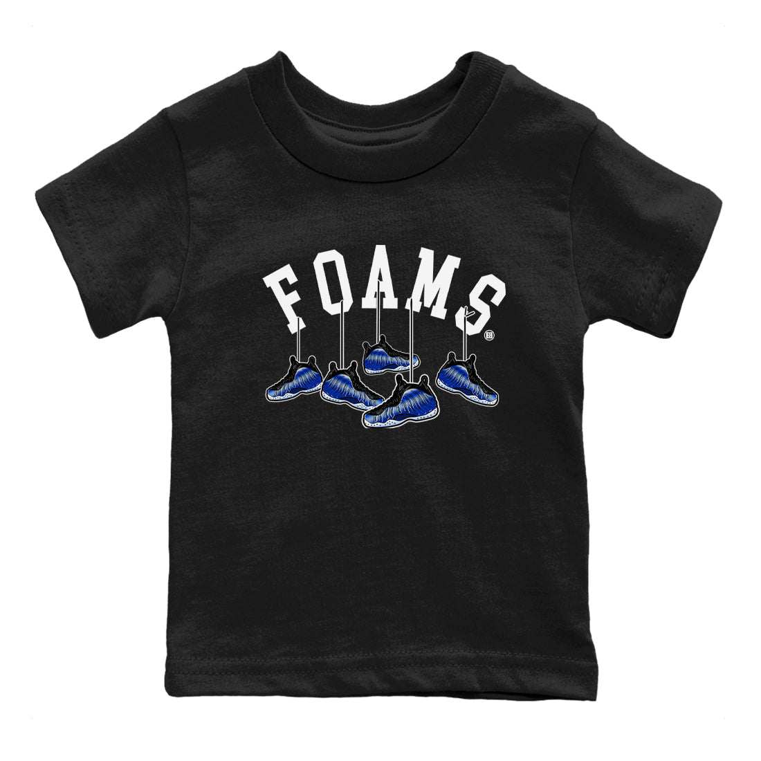 Hanging snkmatchs snkmatch Tees Kids - Air Foamposite One Royal