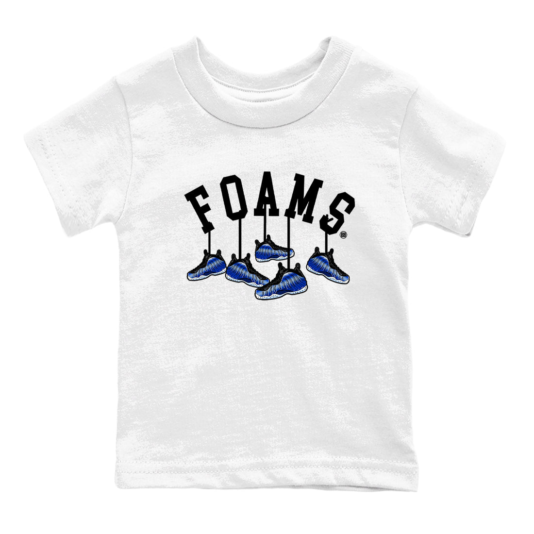 Hanging snkmatchs snkmatch Tees Kids - Air Foamposite One Royal