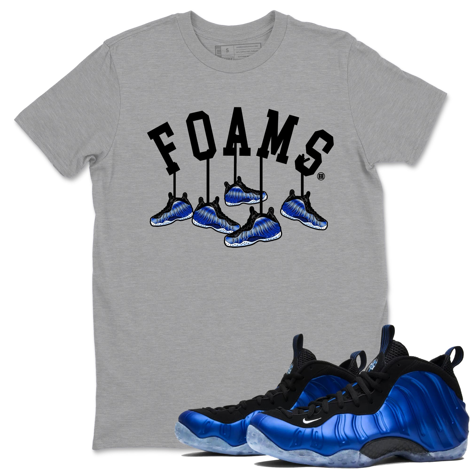 Hanging snkmatchs snkmatch Tees - Air Foamposite One Royal