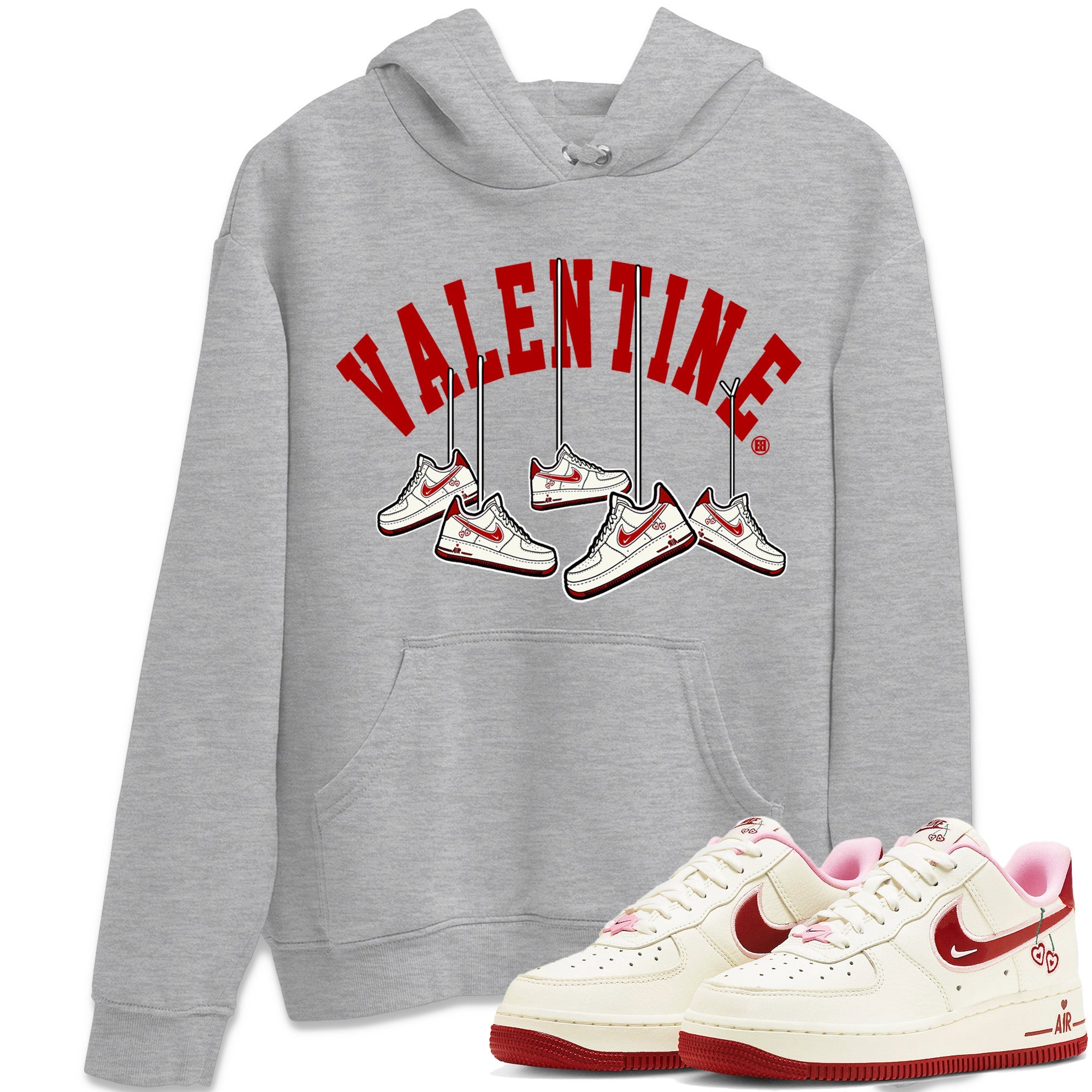 Hanging snkmatchs Unisex Tops - Air Force 1 Valentines Day