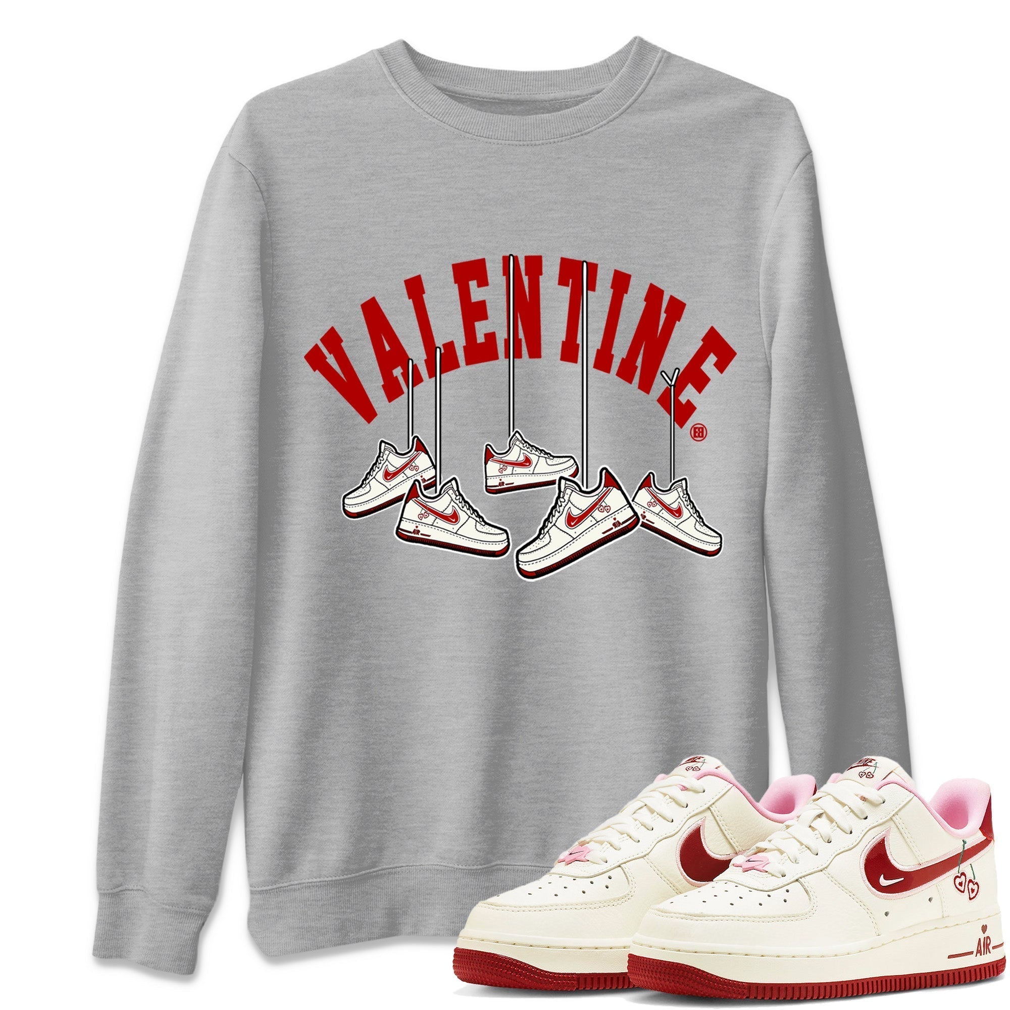 Hanging snkmatchs Unisex Tops - Air Force 1 Valentines Day