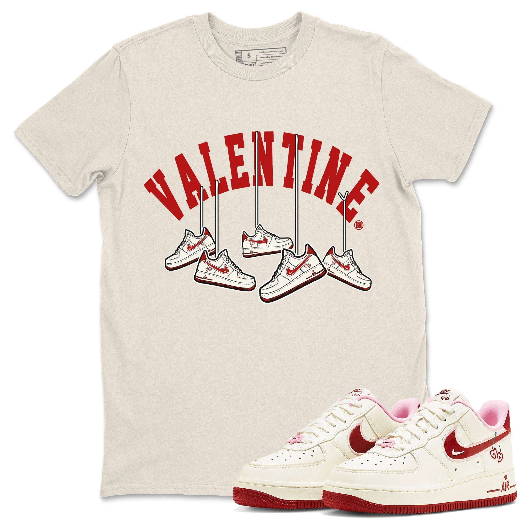 Hanging snkmatchs Unisex Tops - Air Force 1 Valentines Day