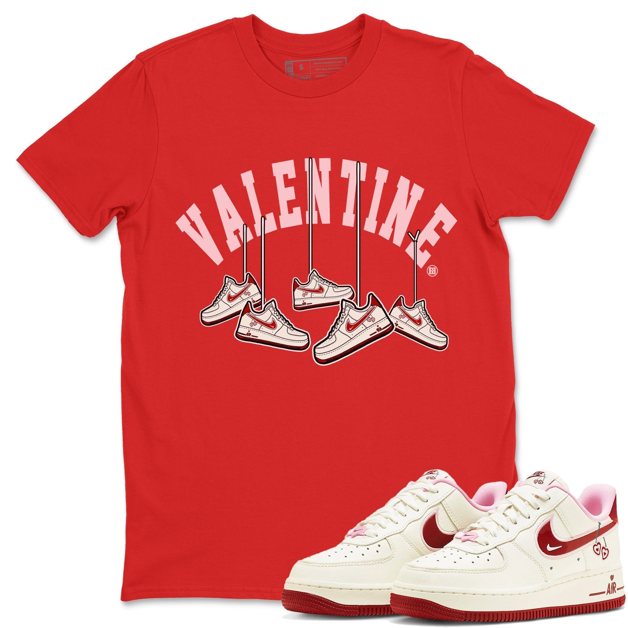 Hanging snkmatchs Unisex Tops - Air Force 1 Valentines Day