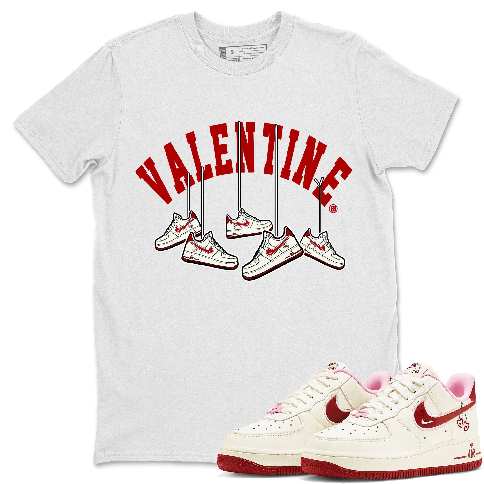 Hanging snkmatchs Unisex Tops - Air Force 1 Valentines Day