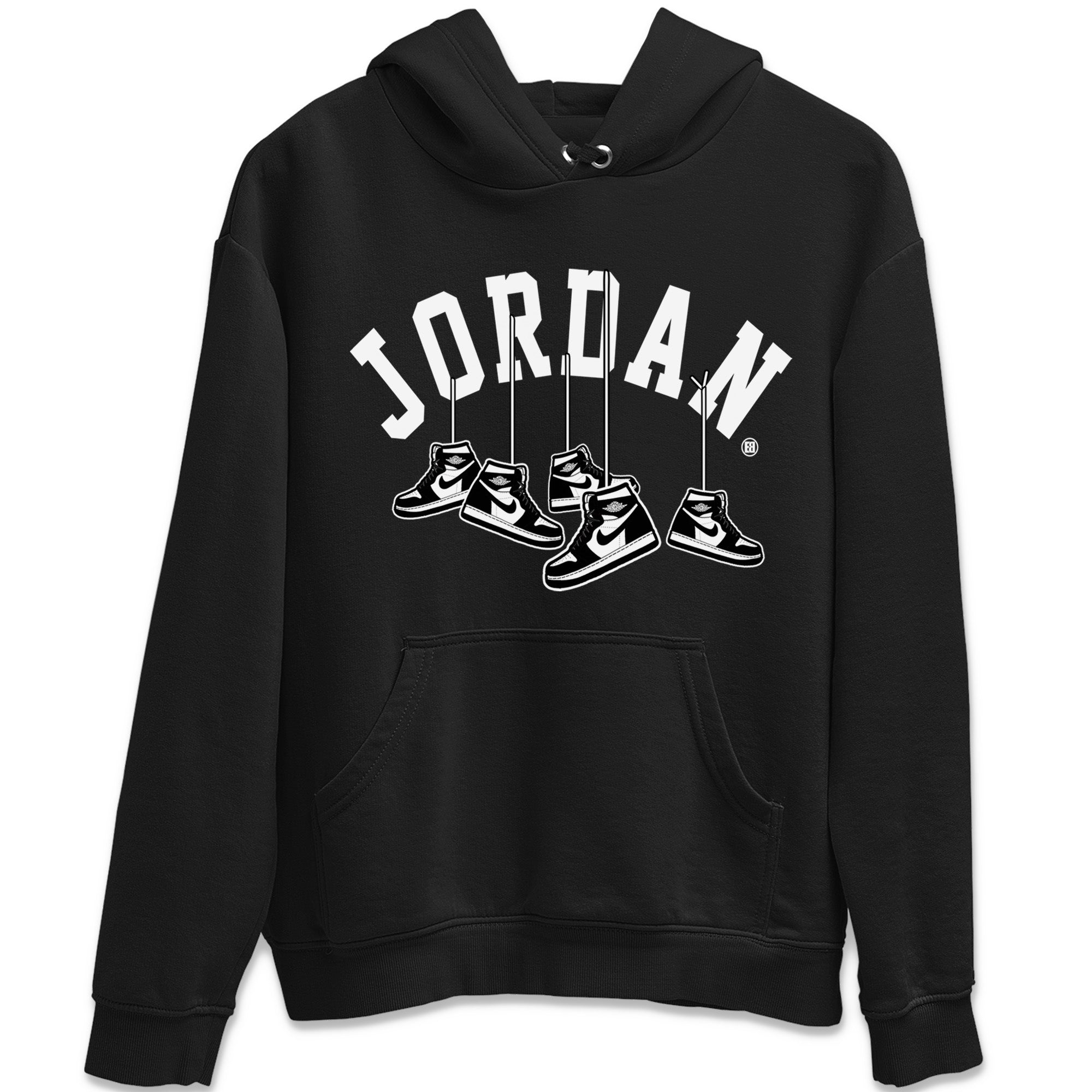 Hanging snkmatchs Unisex Tops - Air Jordan 1 Black White