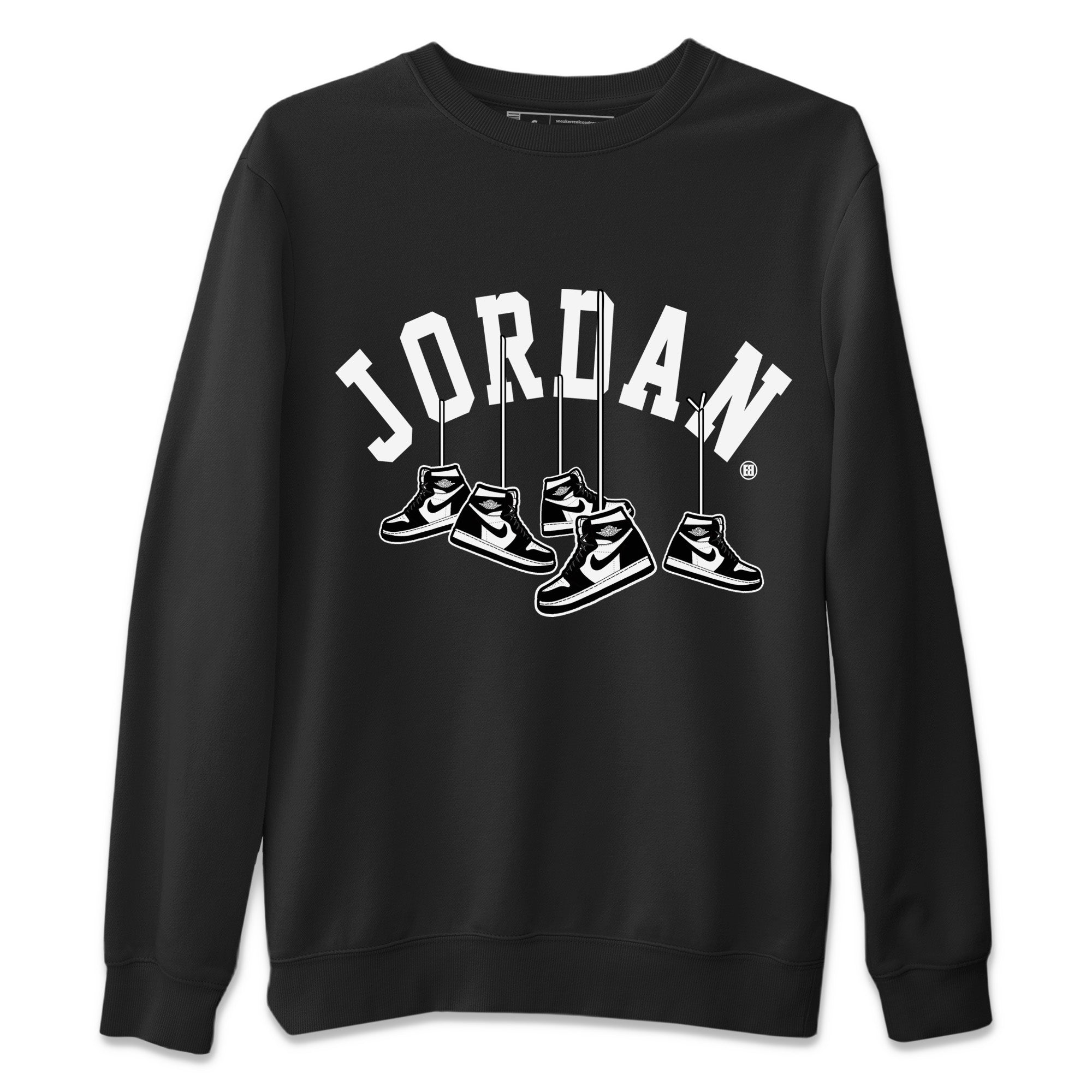 Hanging snkmatchs Unisex Tops - Air Jordan 1 Black White