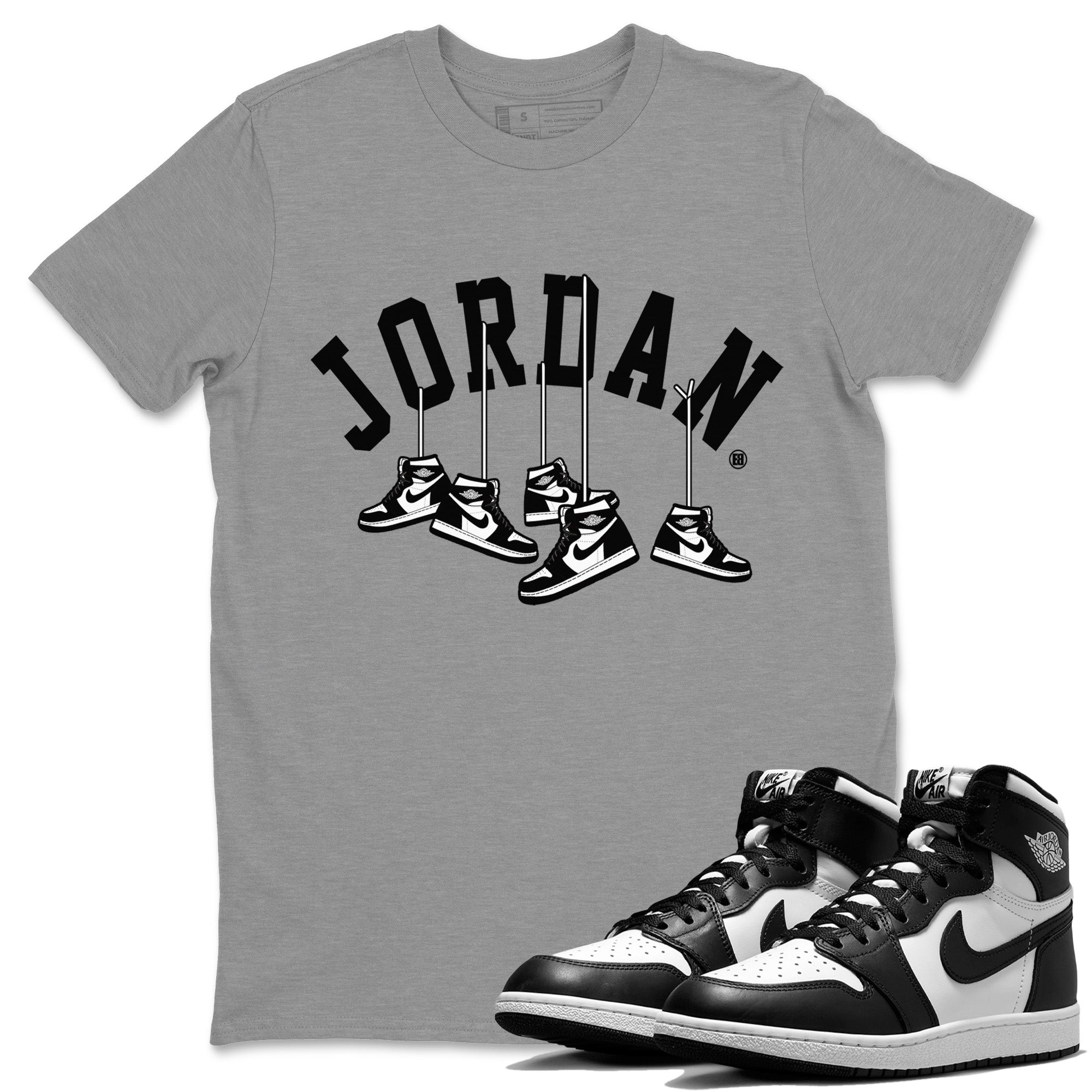 Hanging snkmatchs Unisex Tops - Air Jordan 1 Black White