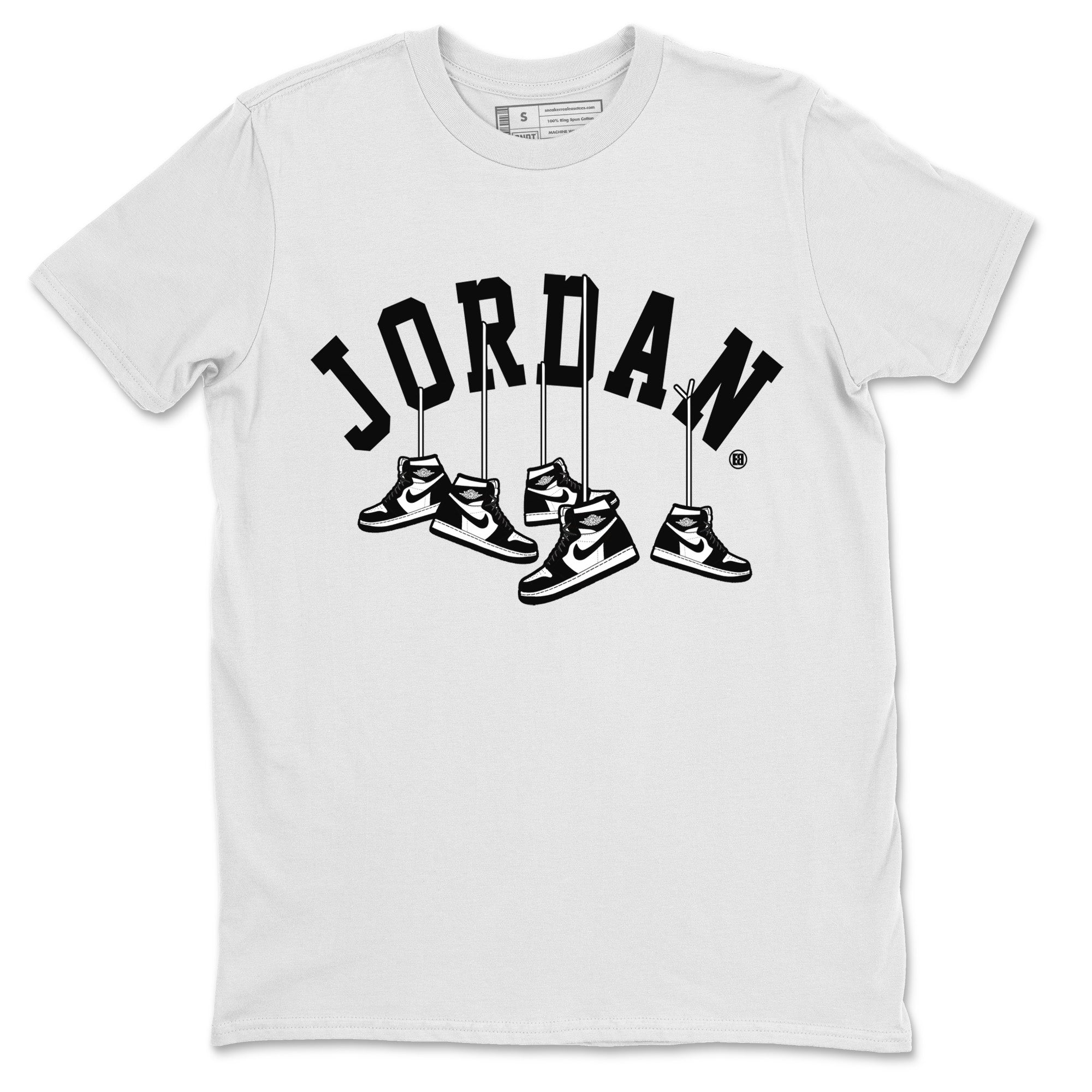 Hanging snkmatchs Unisex Tops - Air Jordan 1 Black White
