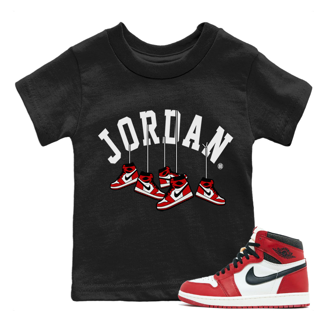 Hanging snkmatchs Kids Tops - Air Jordan 1 Chicago