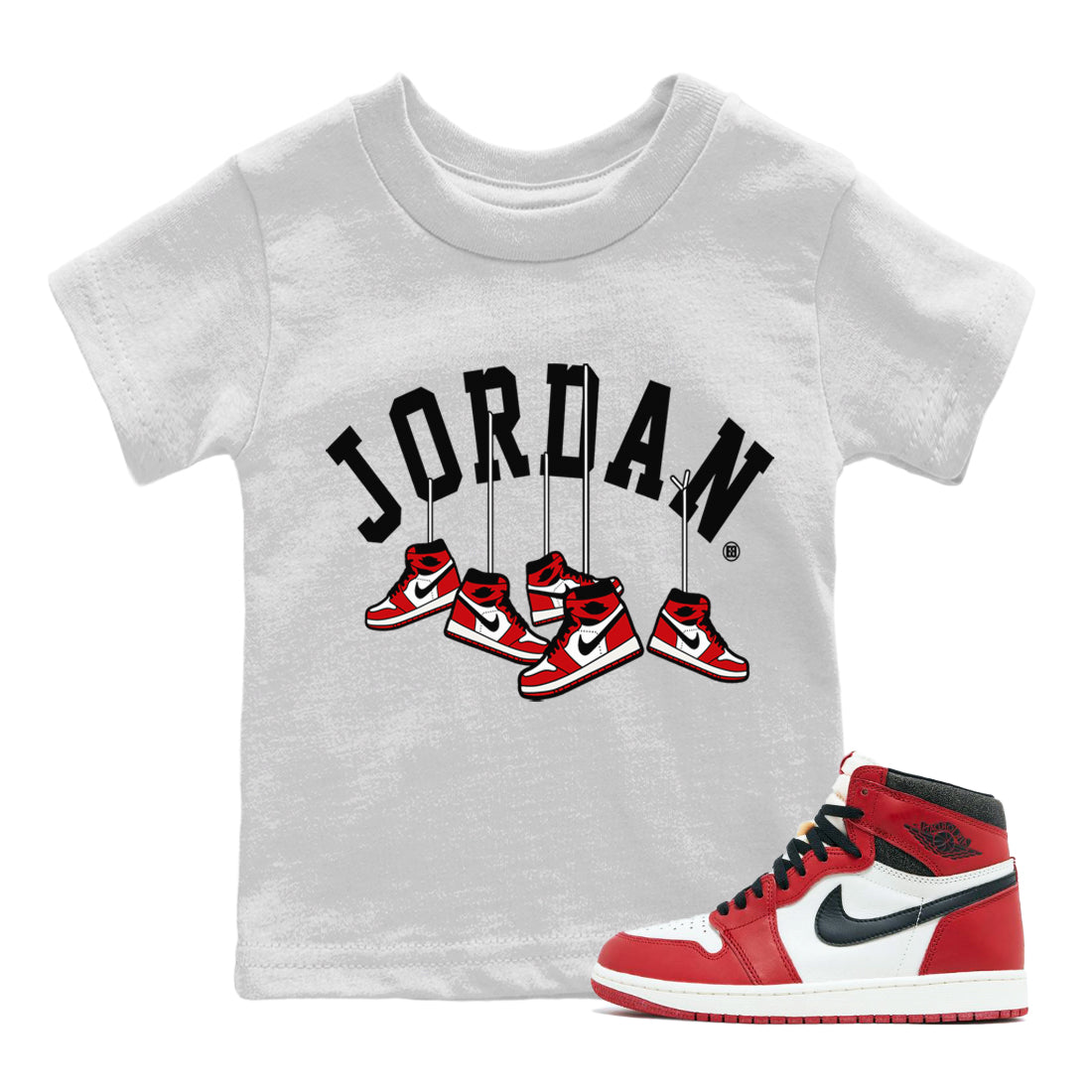 Hanging snkmatchs Kids Tops - Air Jordan 1 Chicago