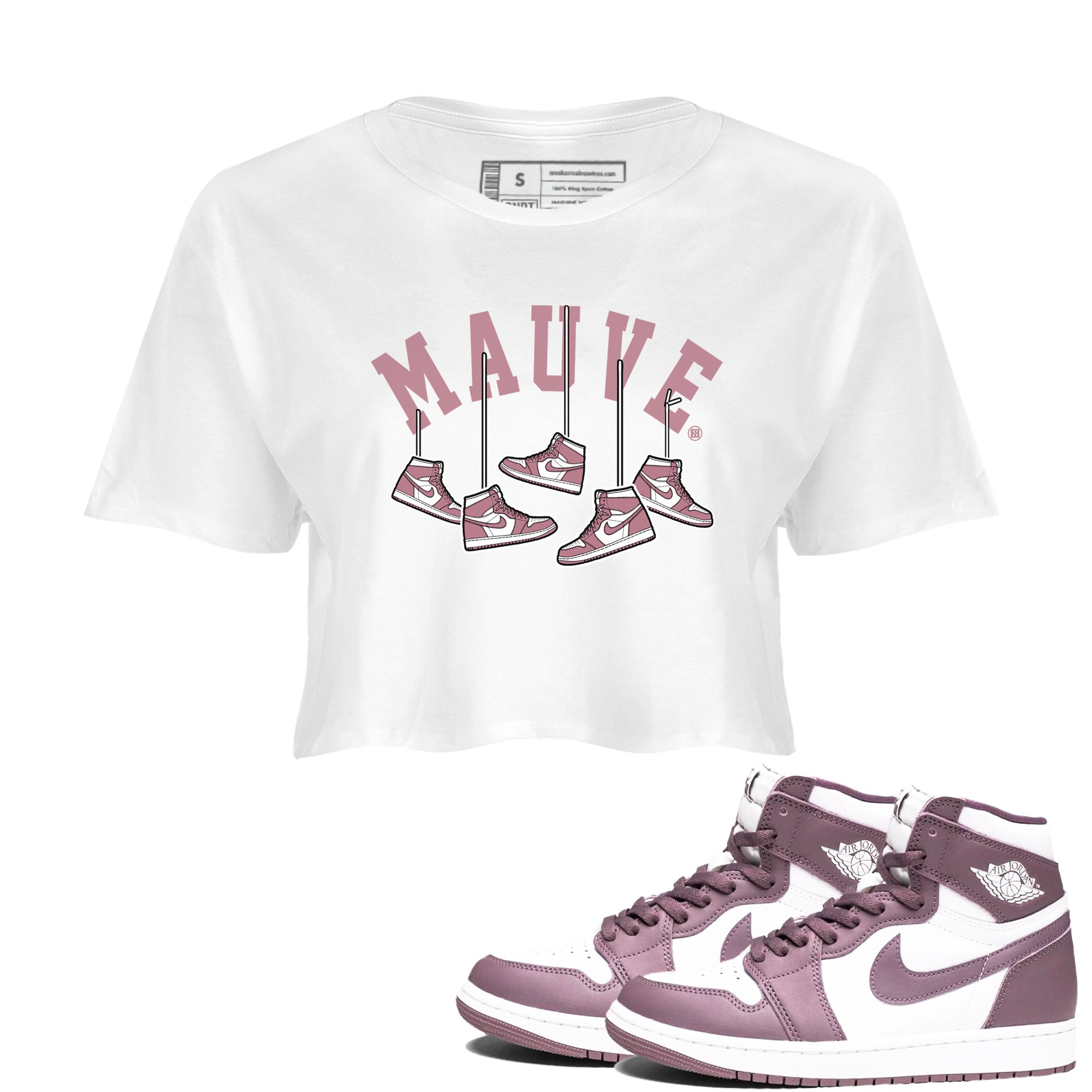 Hanging snkmatchs snkmatch Women's Top - Air Jordan 1 Mauve