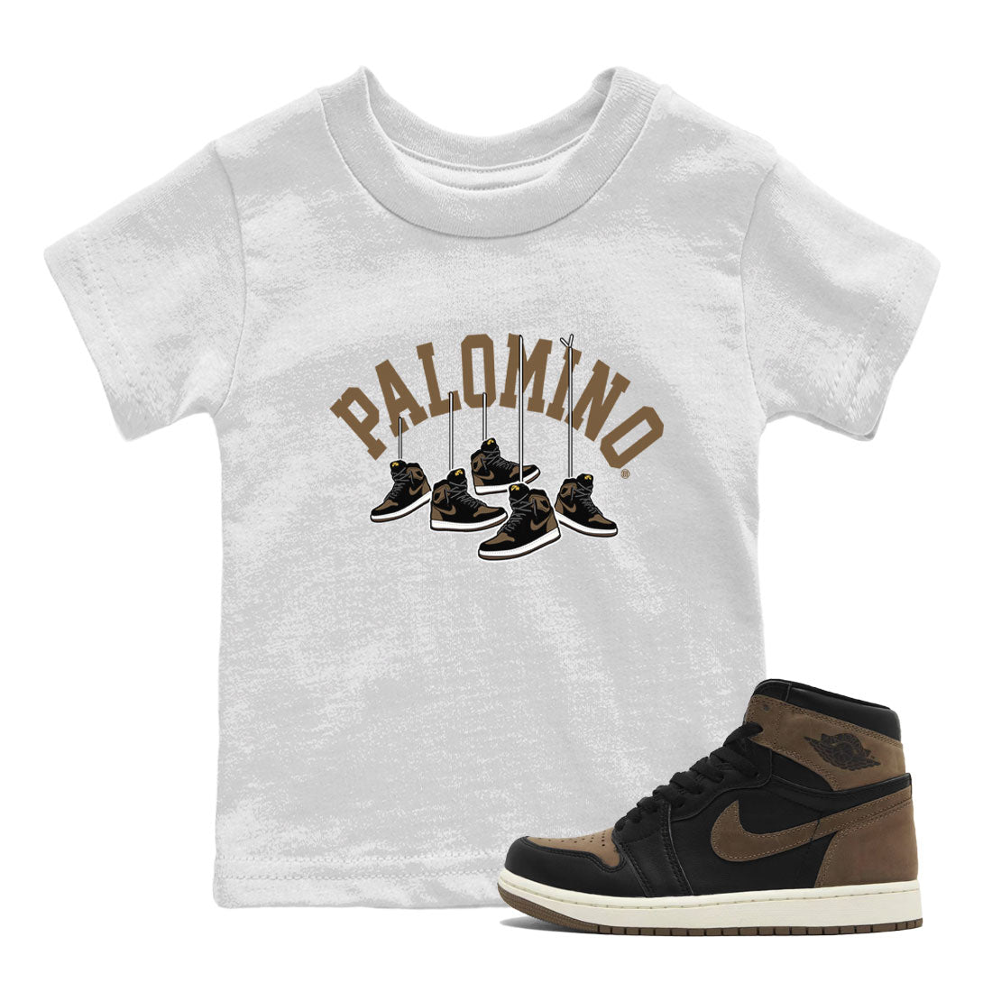 Hanging snkmatchs snkmatch Tee Kids - Air Jordan 1 Palomino