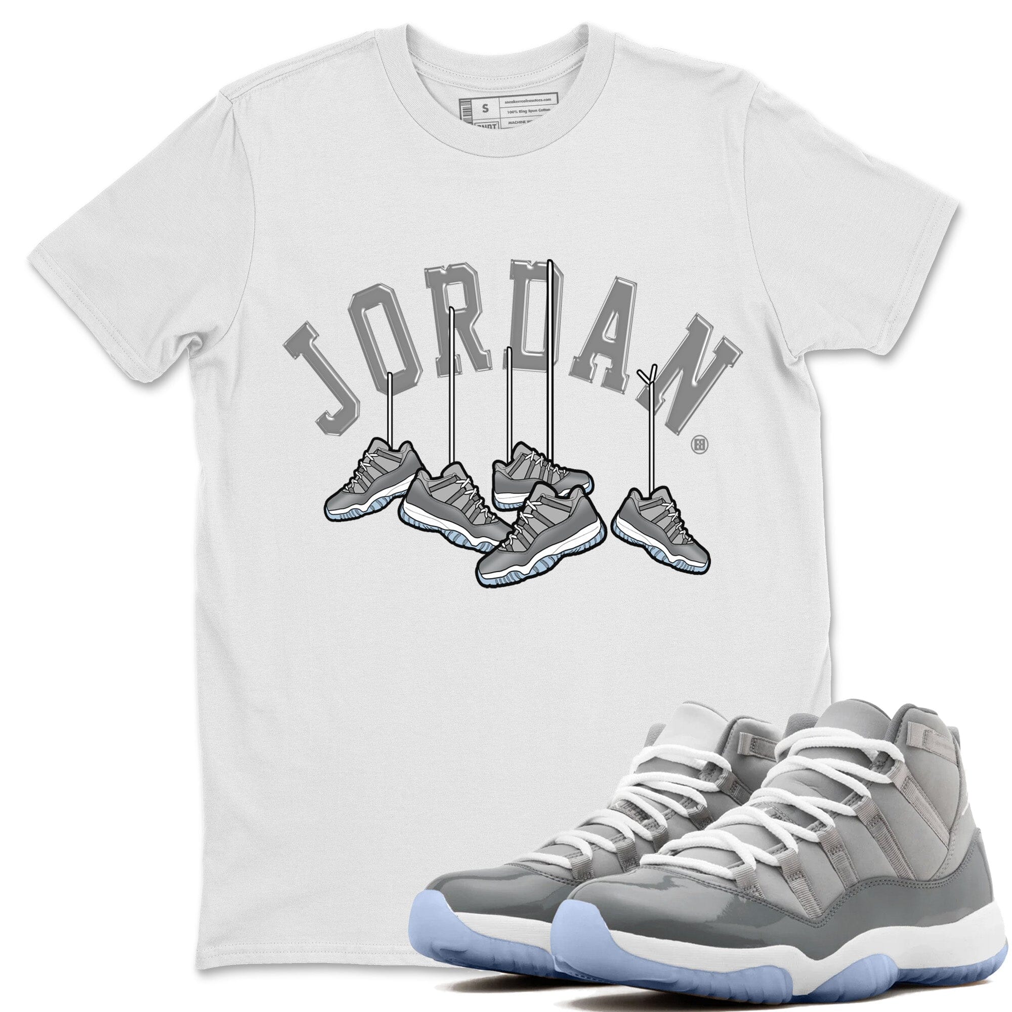 Hanging snkmatchs Unisex Tops - Air Jordan 11 Cool Grey