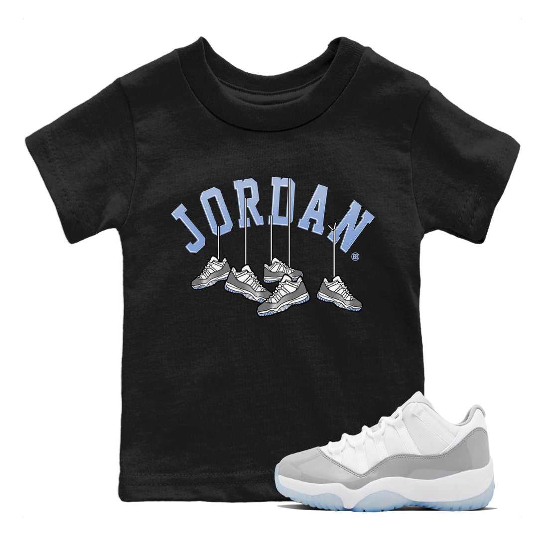 Hanging snkmatchs Kids Tops - Air Jordan 11 White Cement