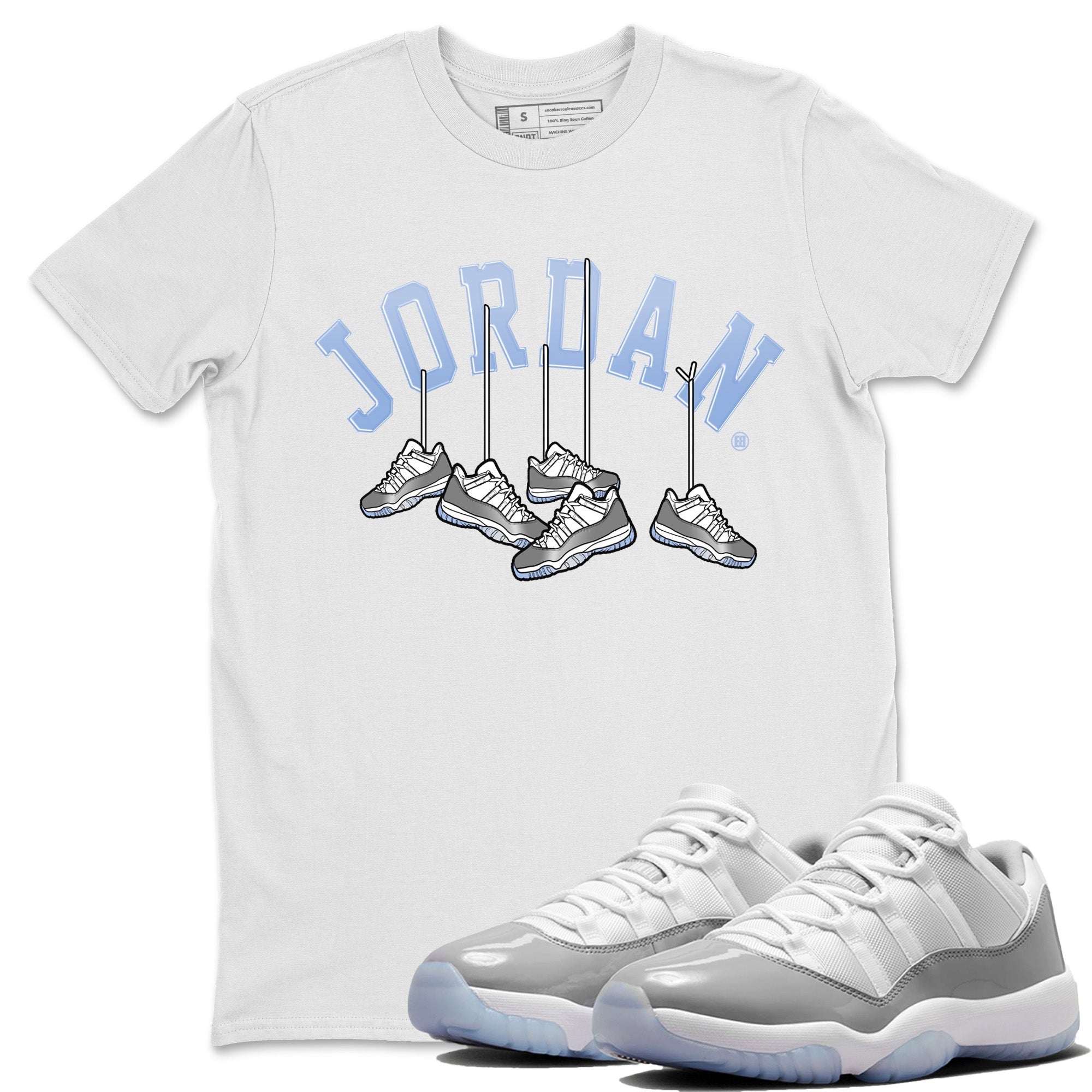 Hanging snkmatchs Unisex Tops - Air Jordan 11 White Cement