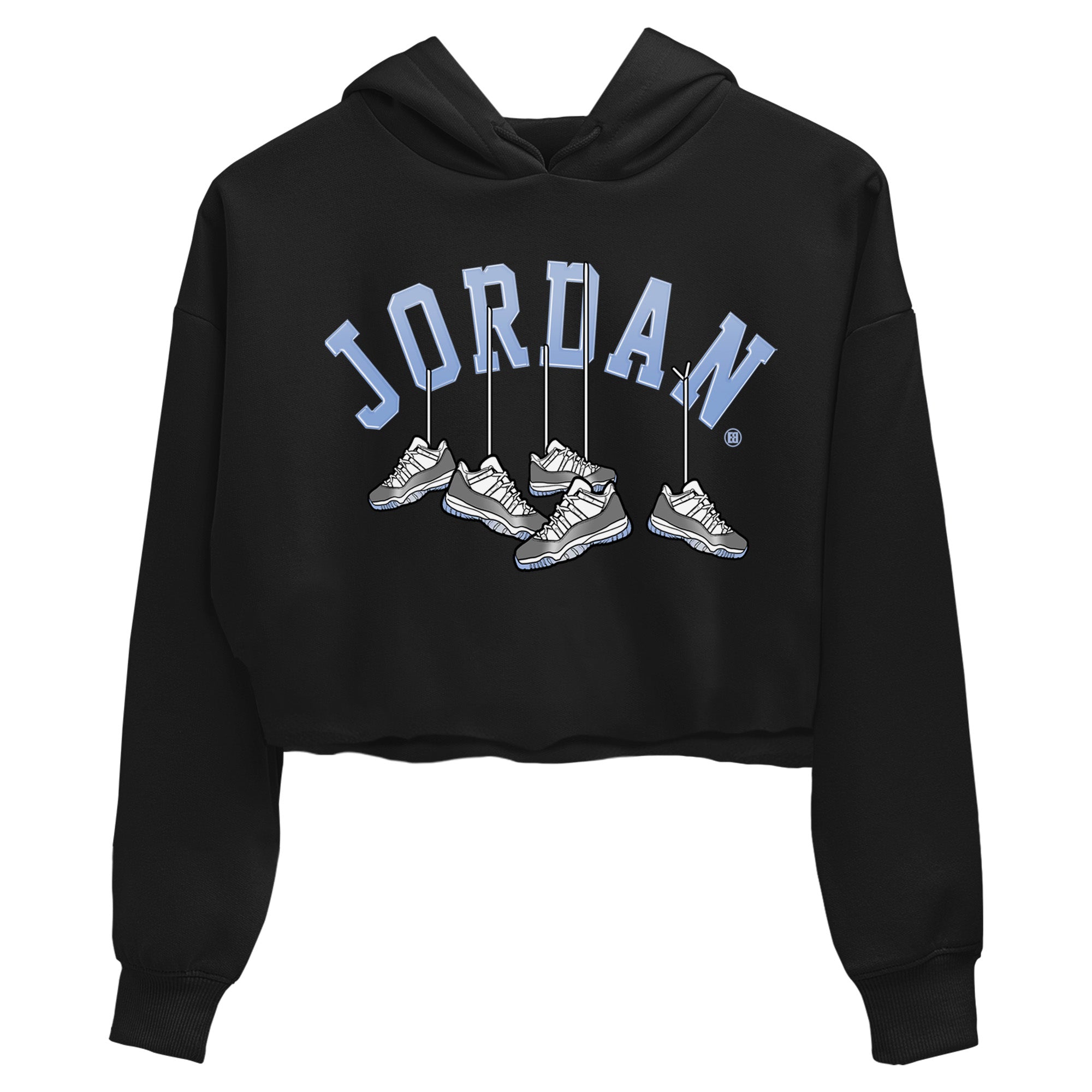 Hanging snkmatchs Women's Tops - Air Jordan 11 White Cement