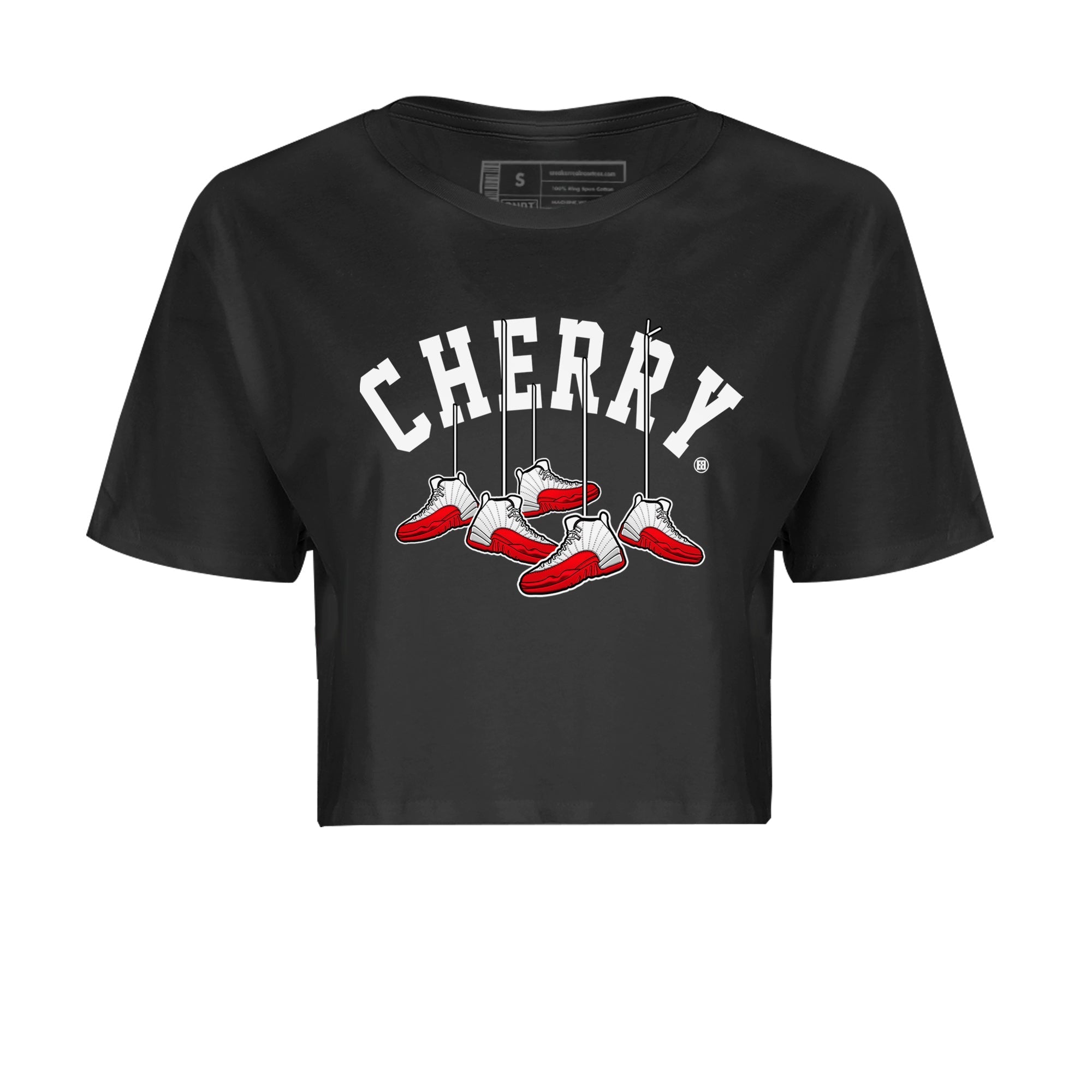 Hanging snkmatchs Women's Tops - Air Jordan 12 Cherry